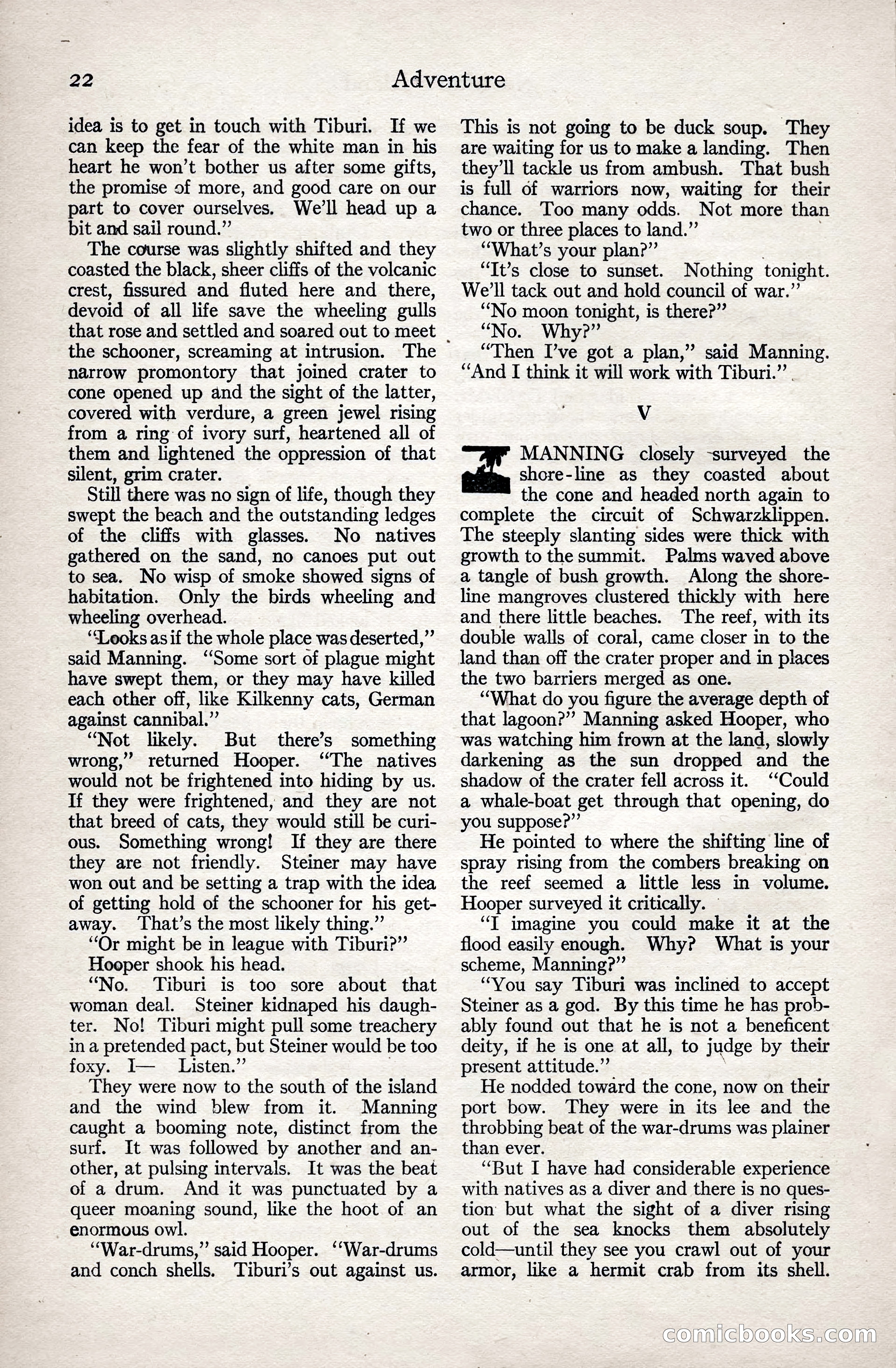 Adventure Magazine, January 3, 1921 — page 32 of 204