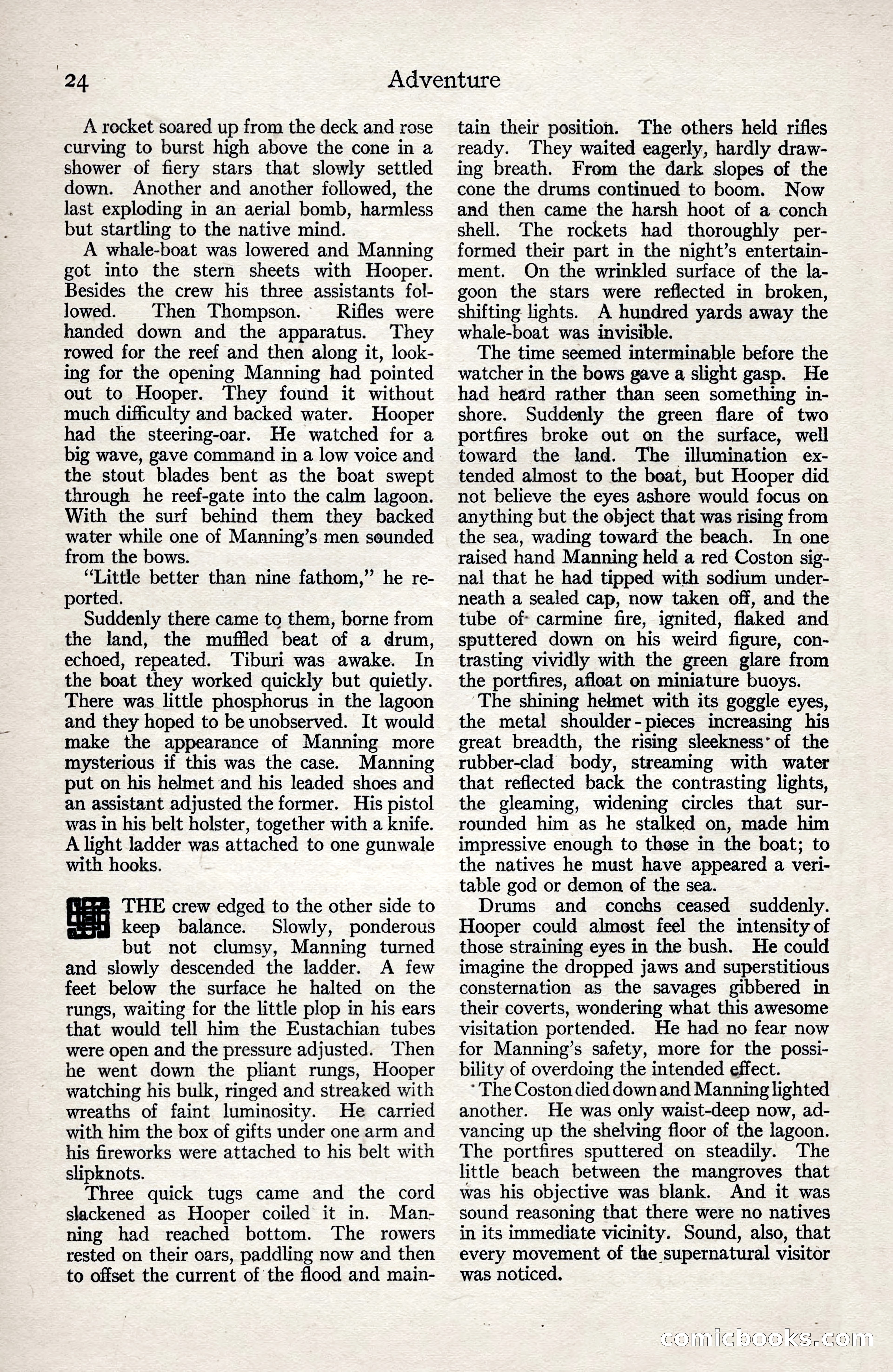 Adventure Magazine, January 3, 1921 — page 34 of 204