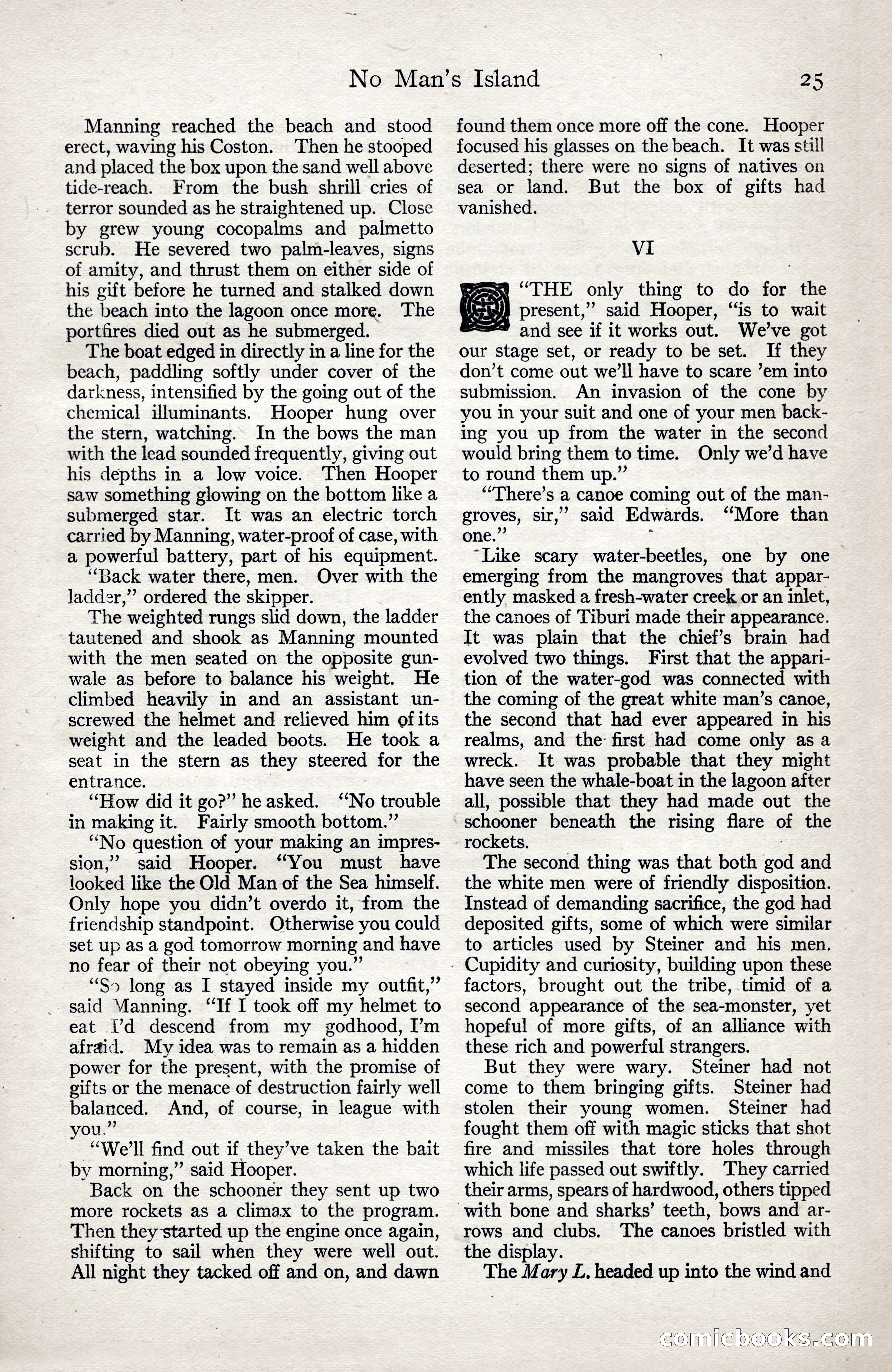 Adventure Magazine, January 3, 1921 — page 35 of 204