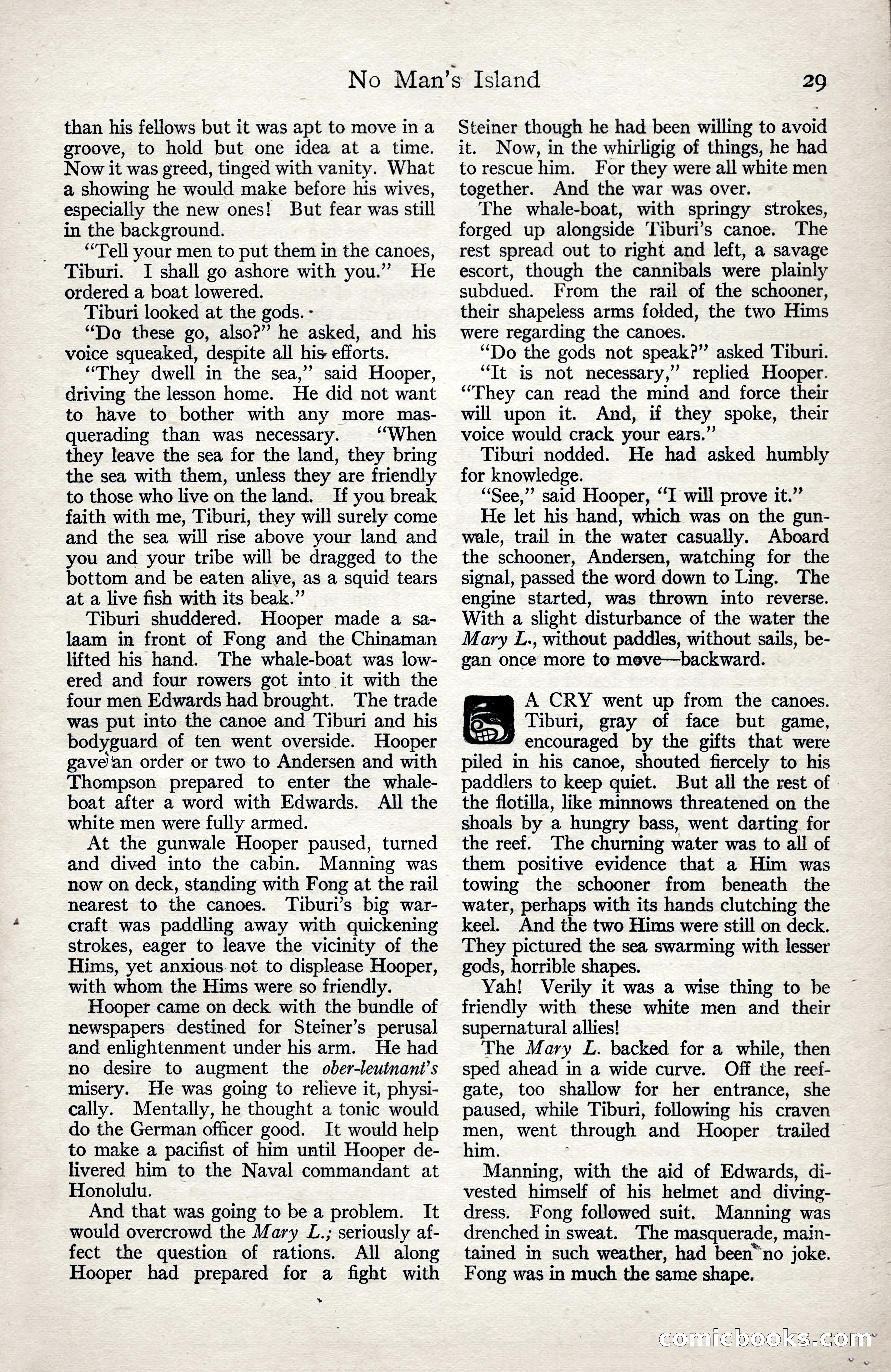 Adventure Magazine, January 3, 1921 — page 39 of 204