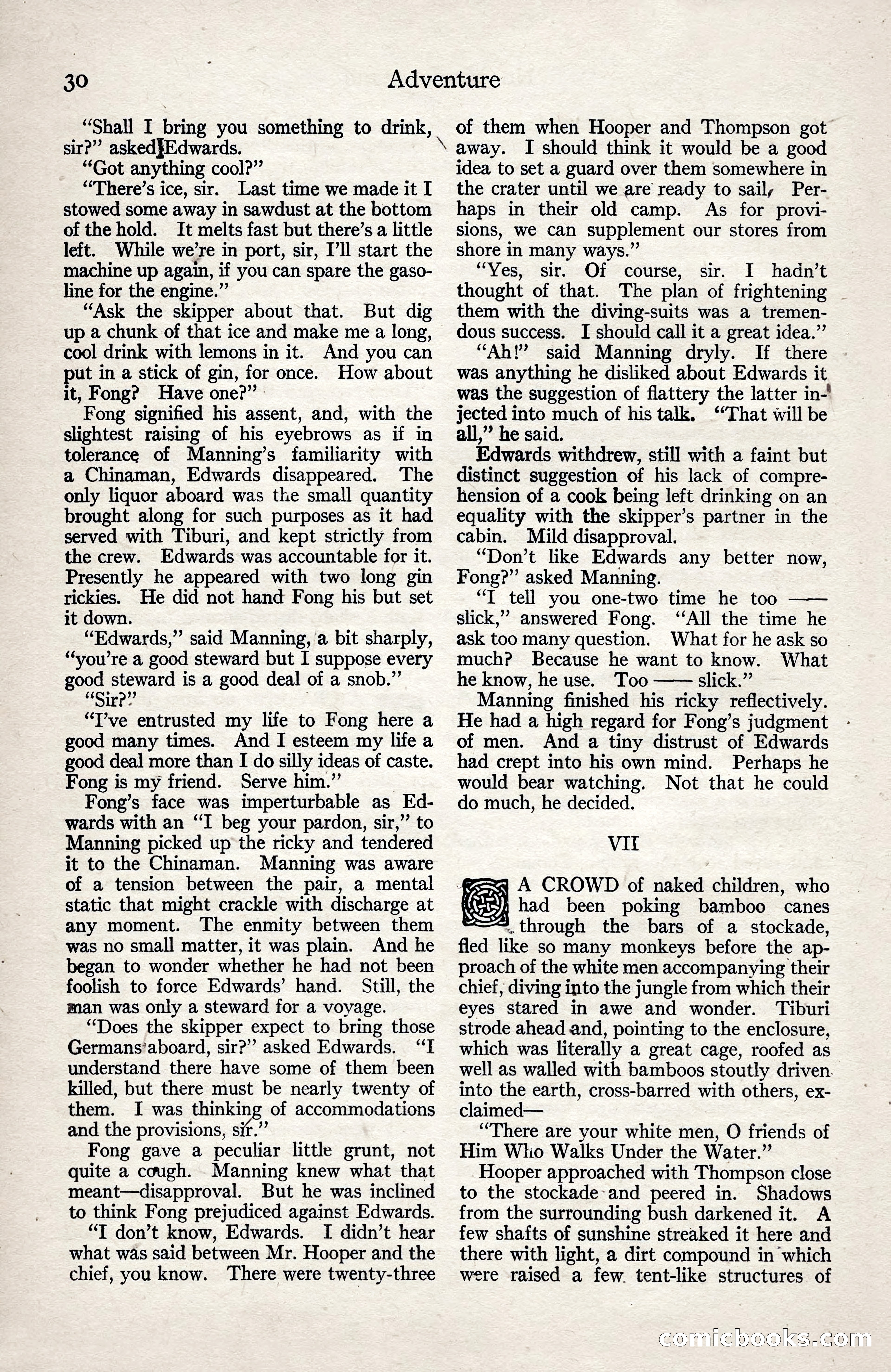 Adventure Magazine, January 3, 1921 — page 40 of 204
