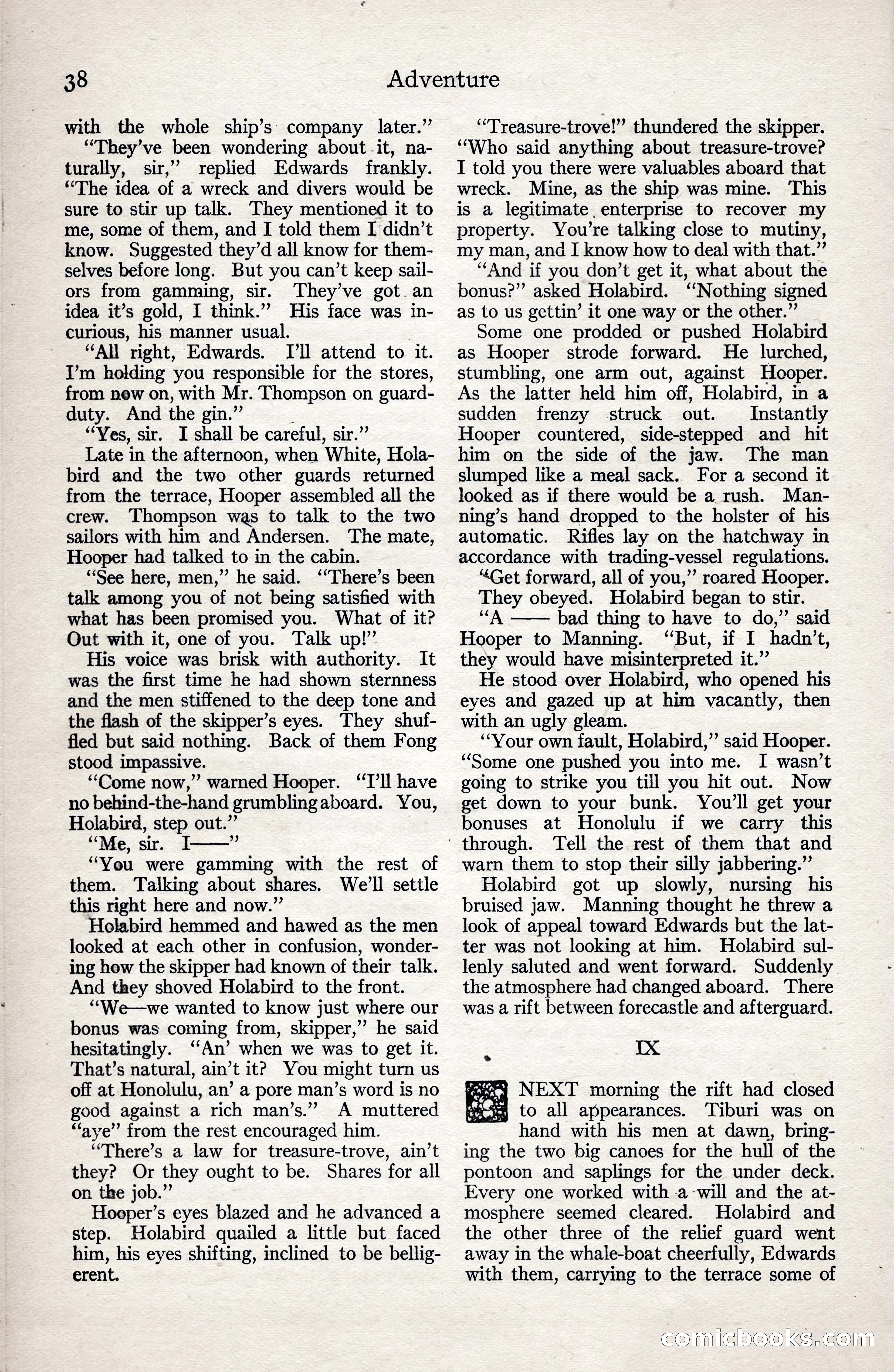 Adventure Magazine, January 3, 1921 — page 48 of 204