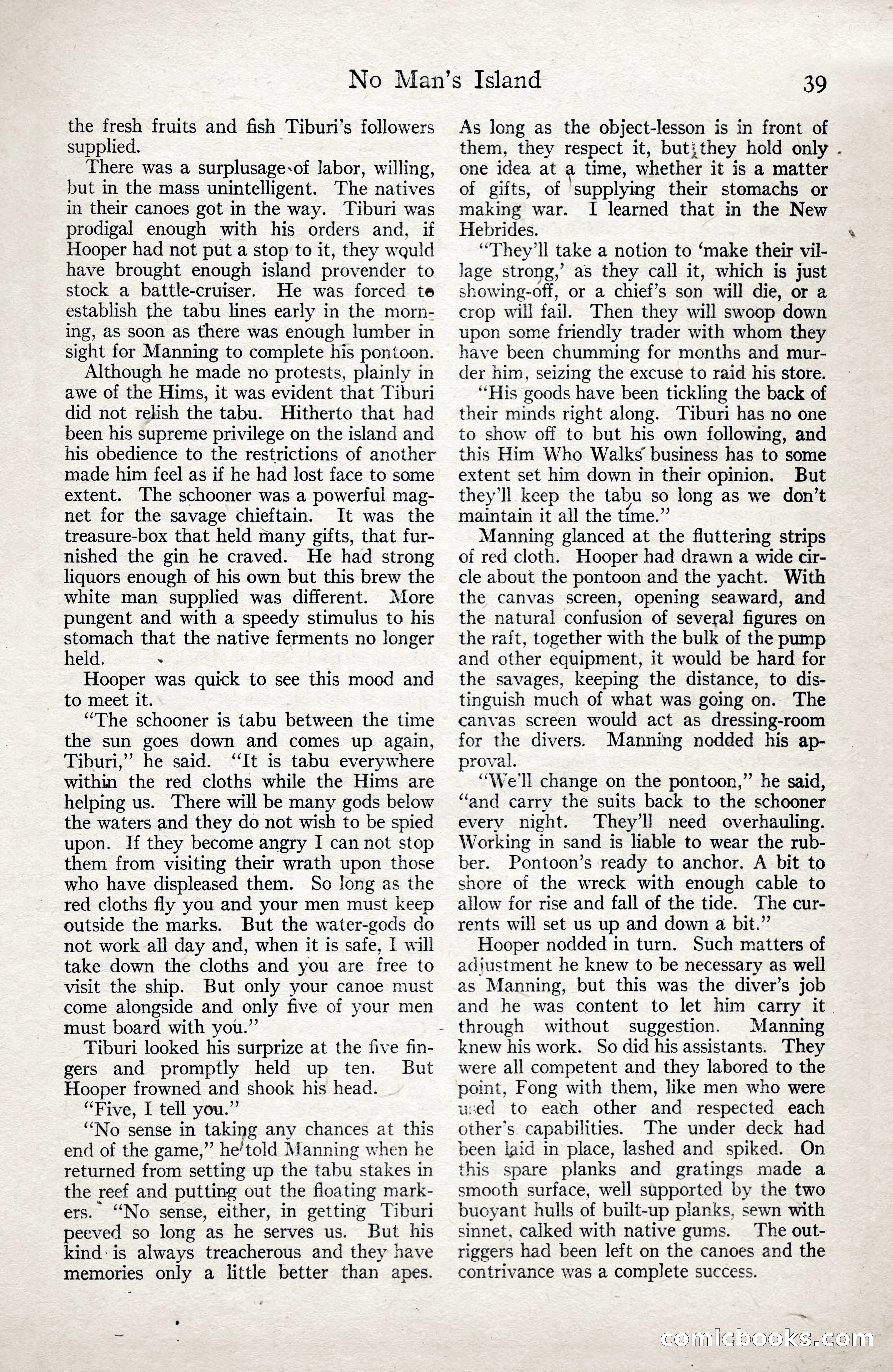 Adventure Magazine, January 3, 1921 — page 49 of 204