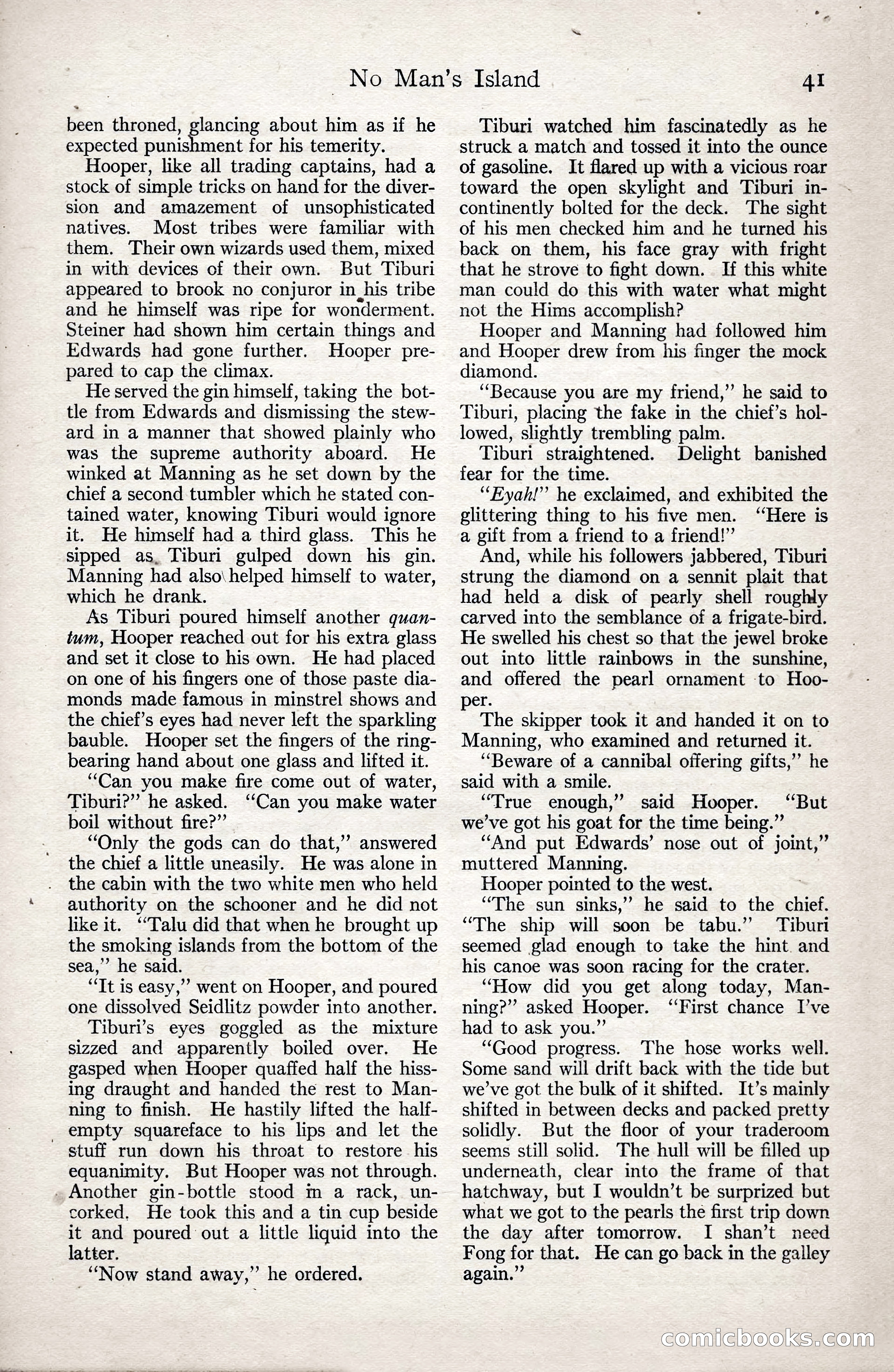 Adventure Magazine, January 3, 1921 — page 51 of 204