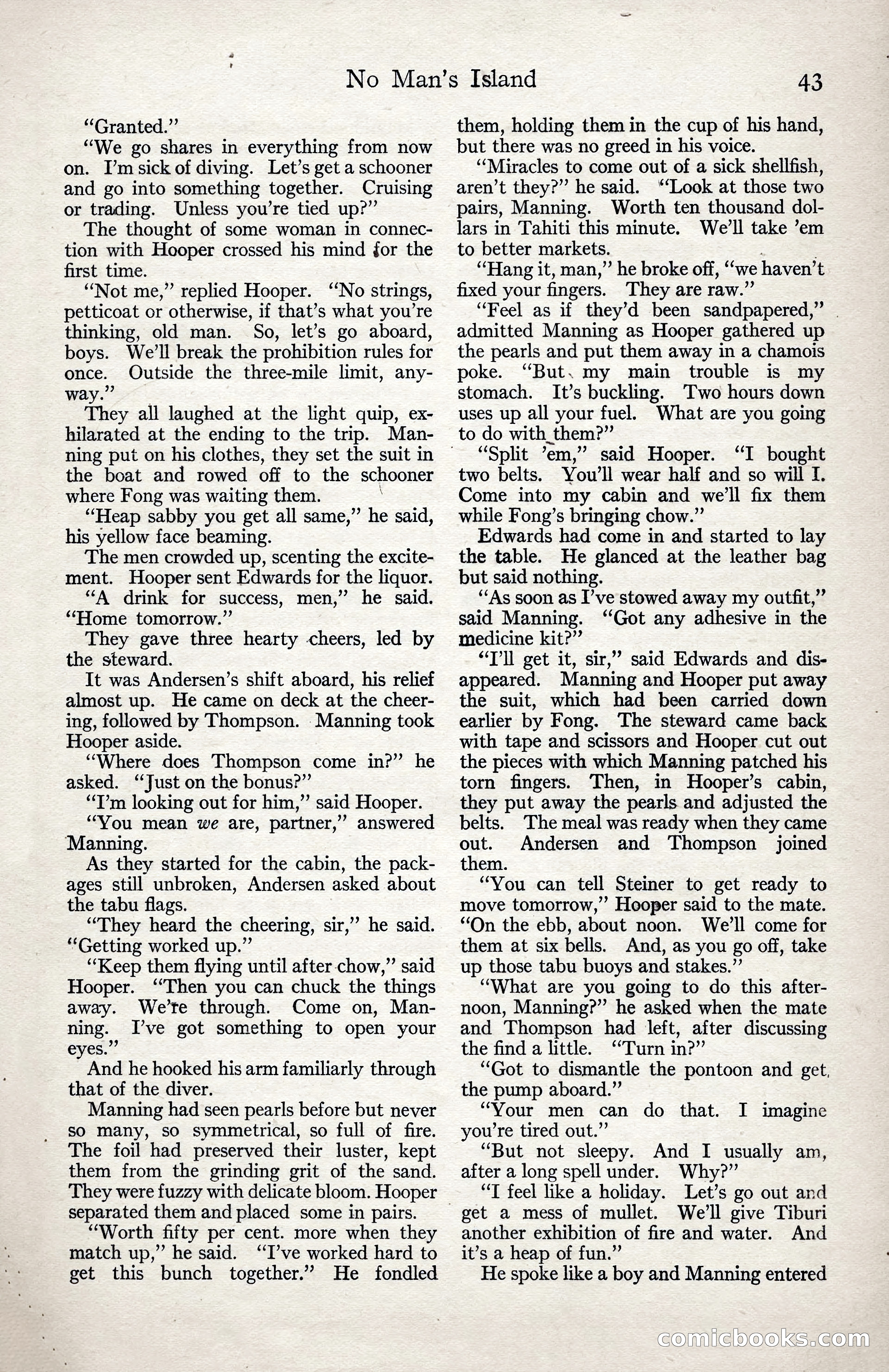 Adventure Magazine, January 3, 1921 — page 53 of 204