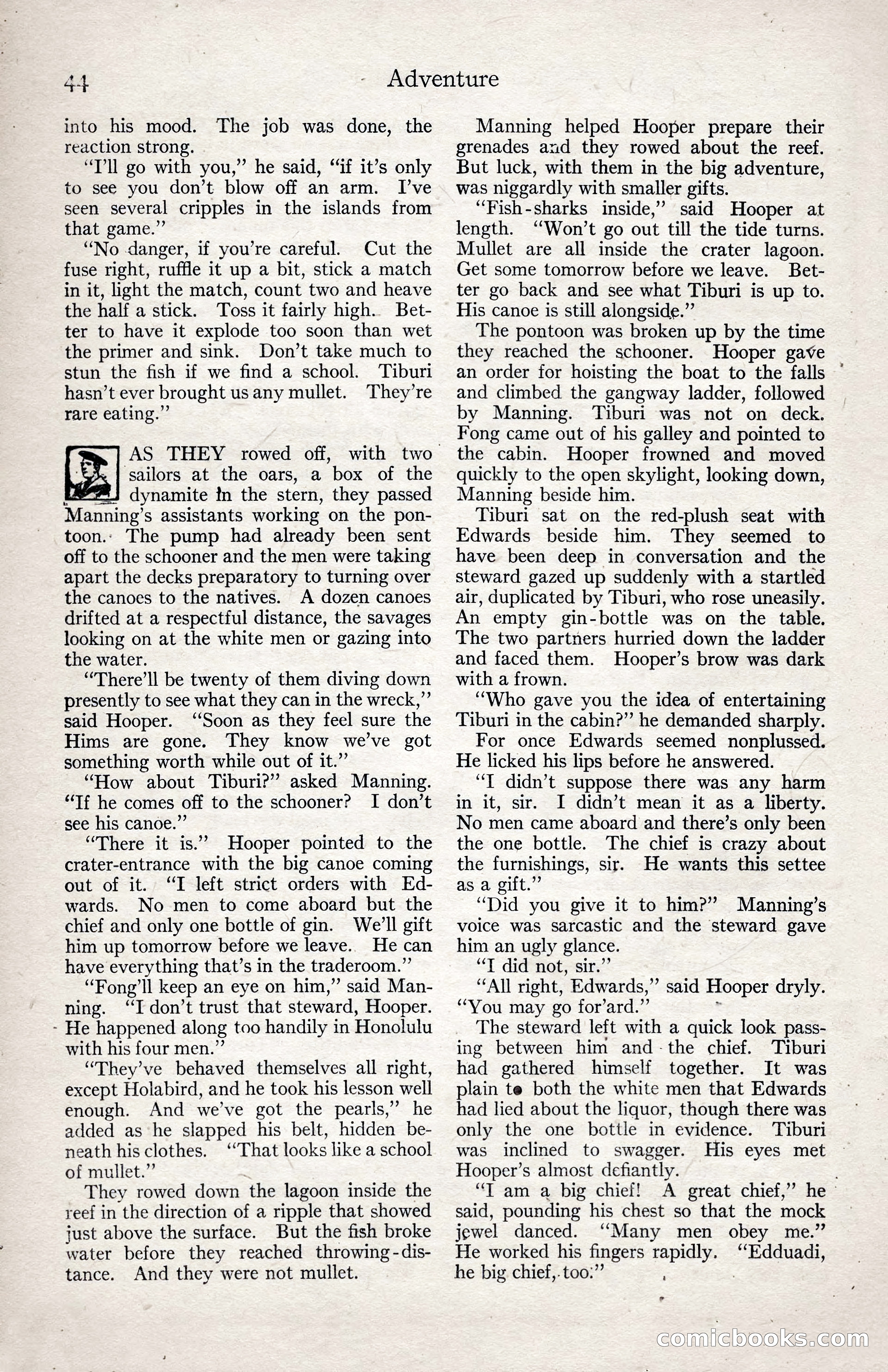 Adventure Magazine, January 3, 1921 — page 54 of 204