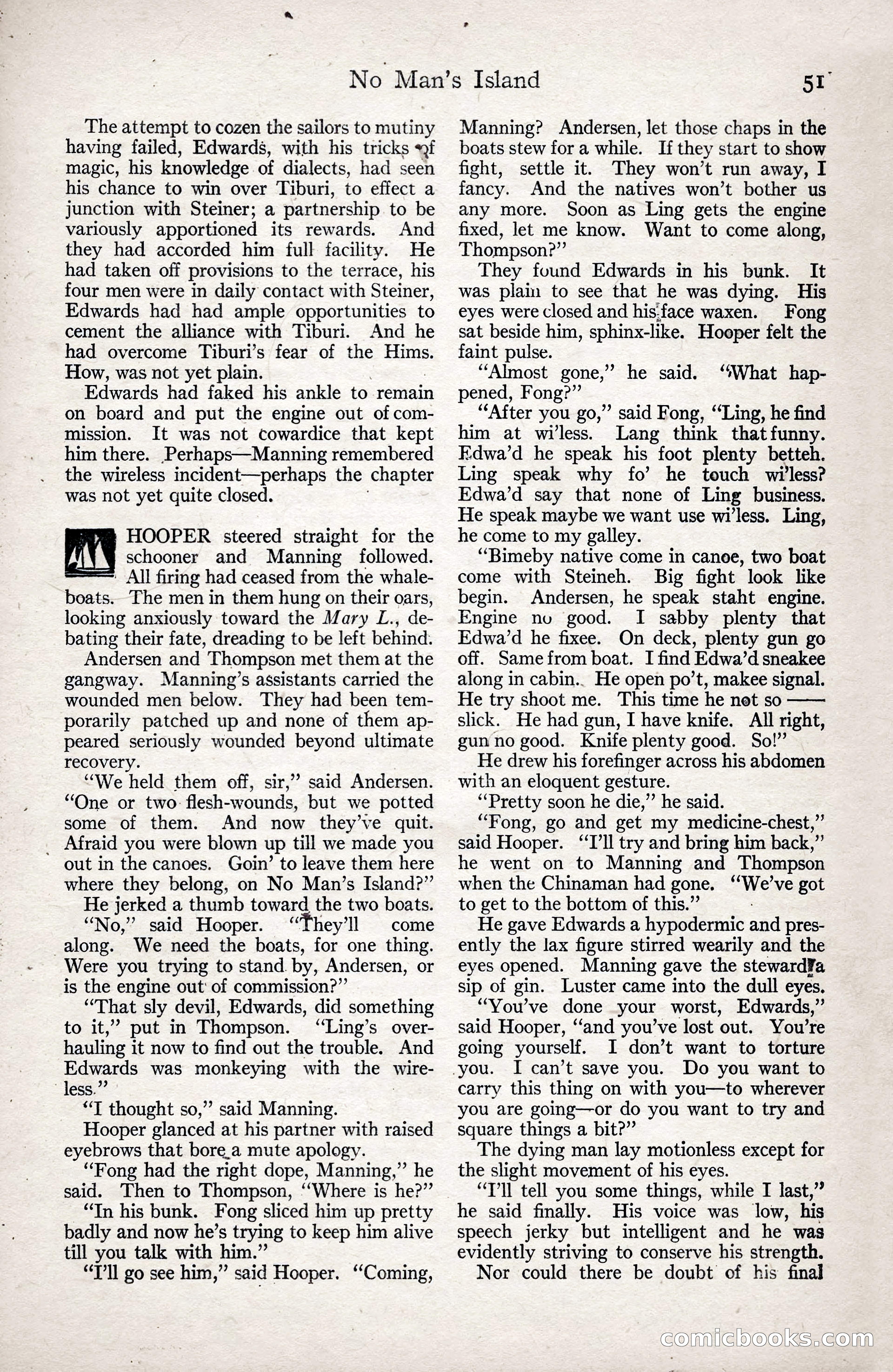 Adventure Magazine, January 3, 1921 — page 61 of 204