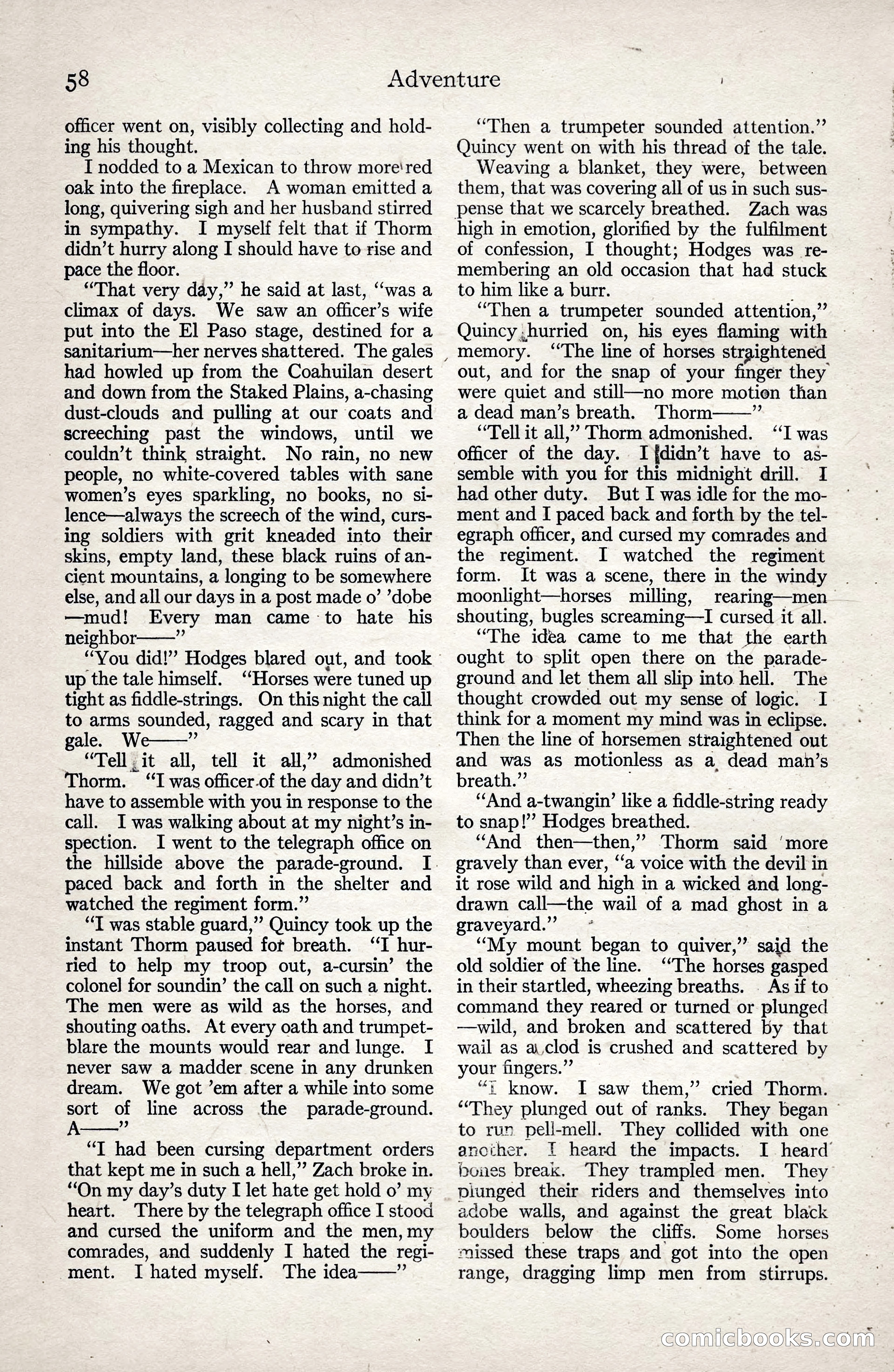 Adventure Magazine, January 3, 1921 — page 68 of 204