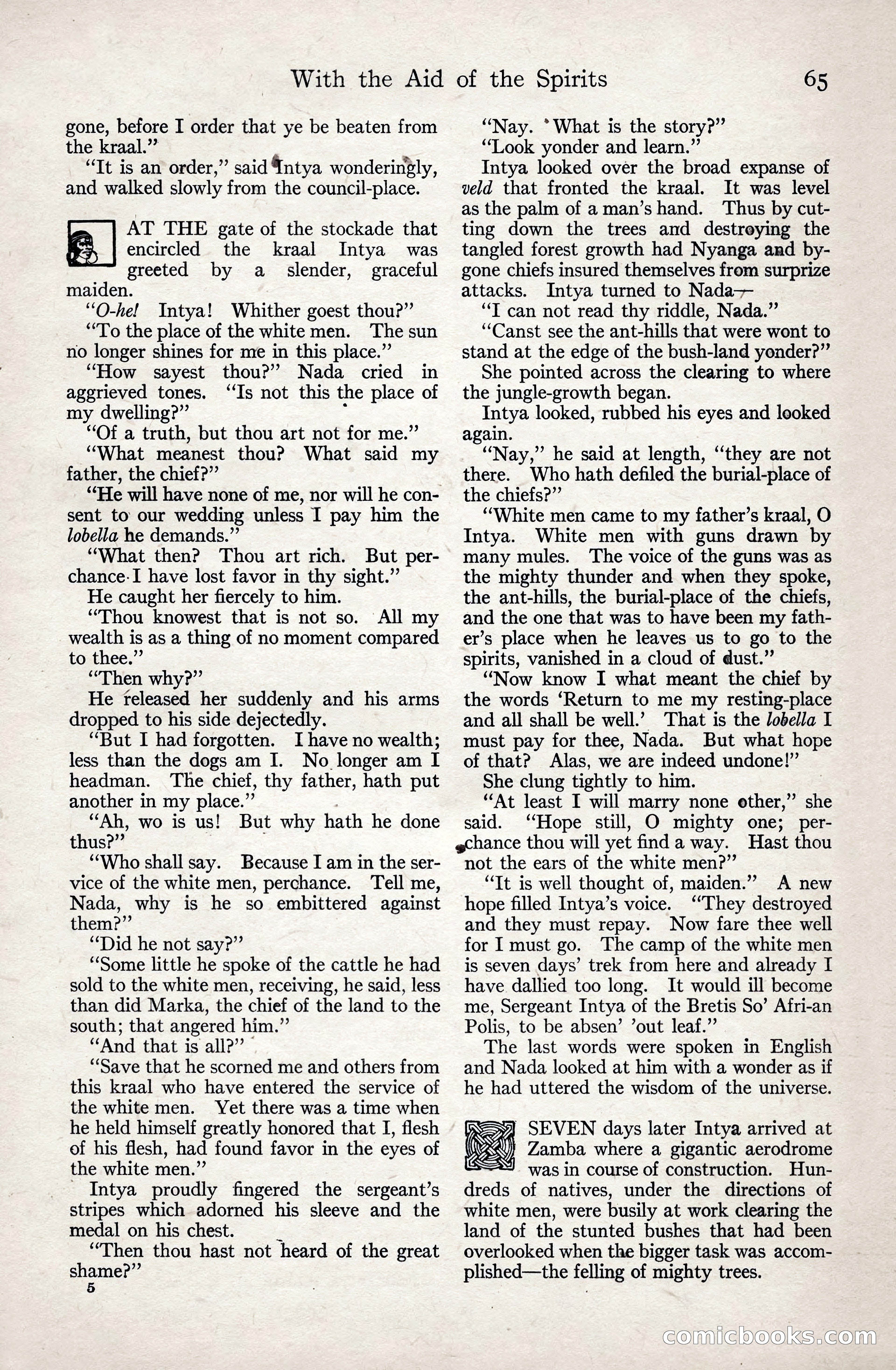 Adventure Magazine, January 3, 1921 — page 75 of 204