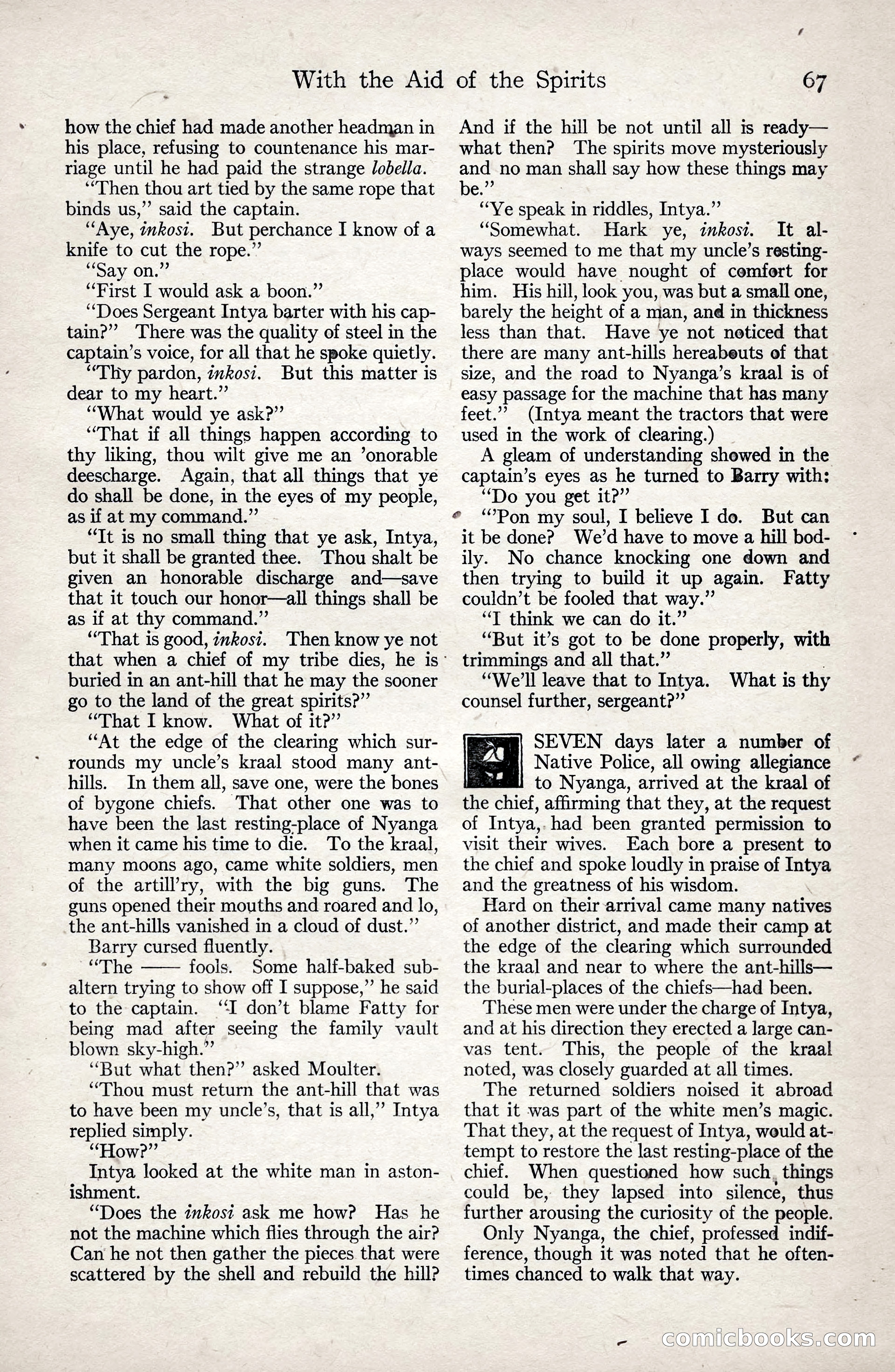 Adventure Magazine, January 3, 1921 — page 77 of 204