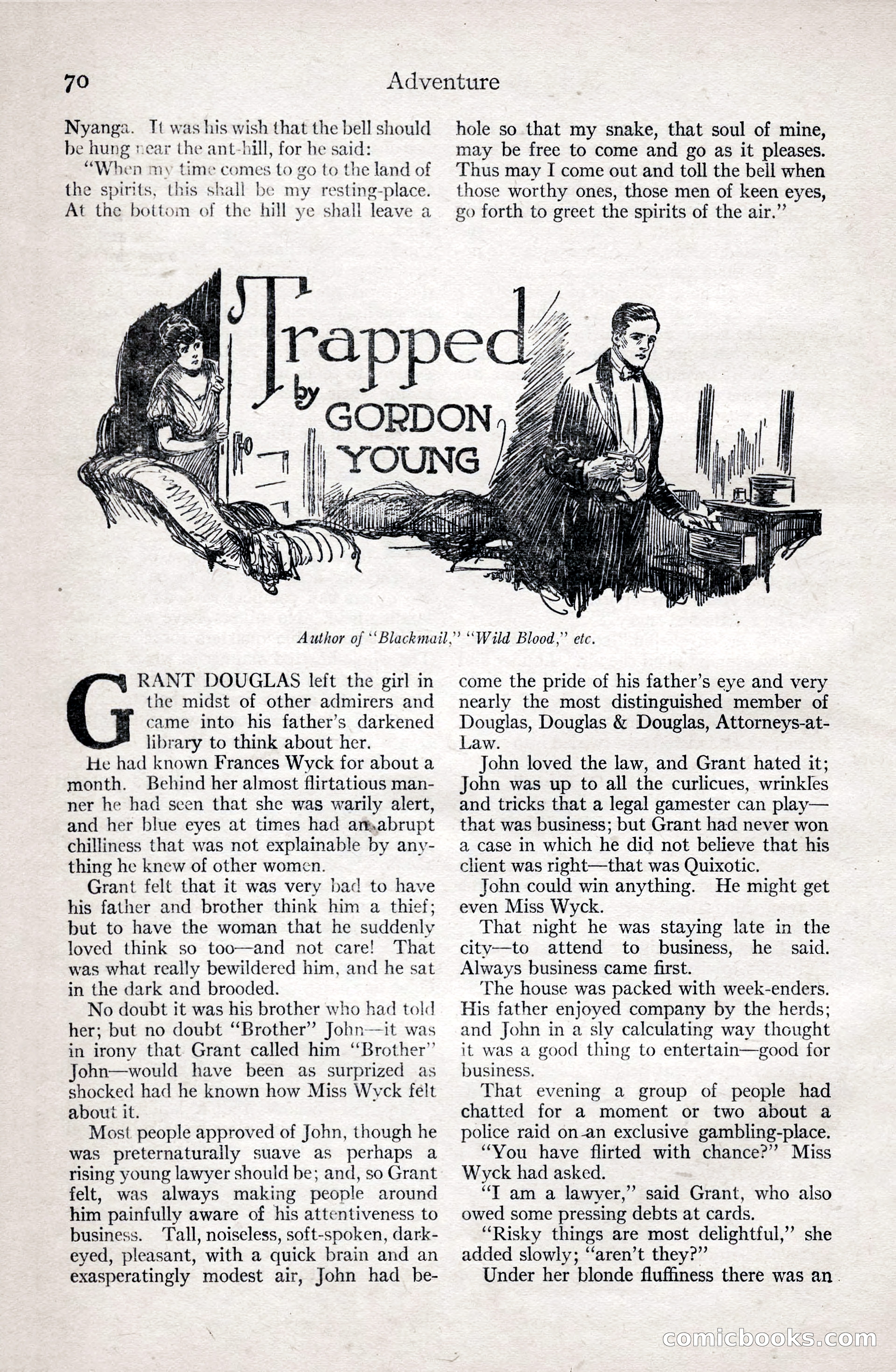 Adventure Magazine, January 3, 1921 — page 80 of 204