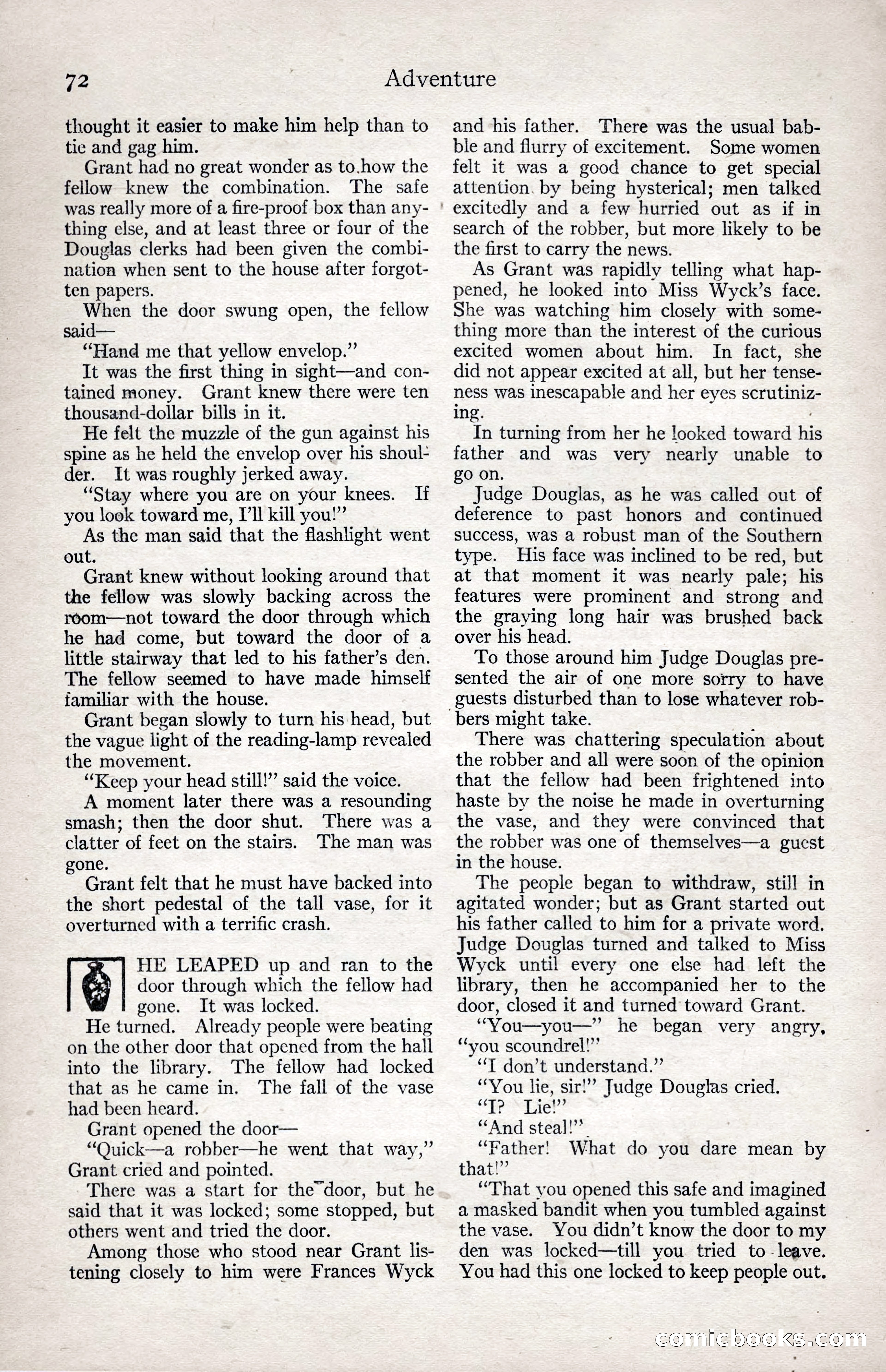 Adventure Magazine, January 3, 1921 — page 82 of 204