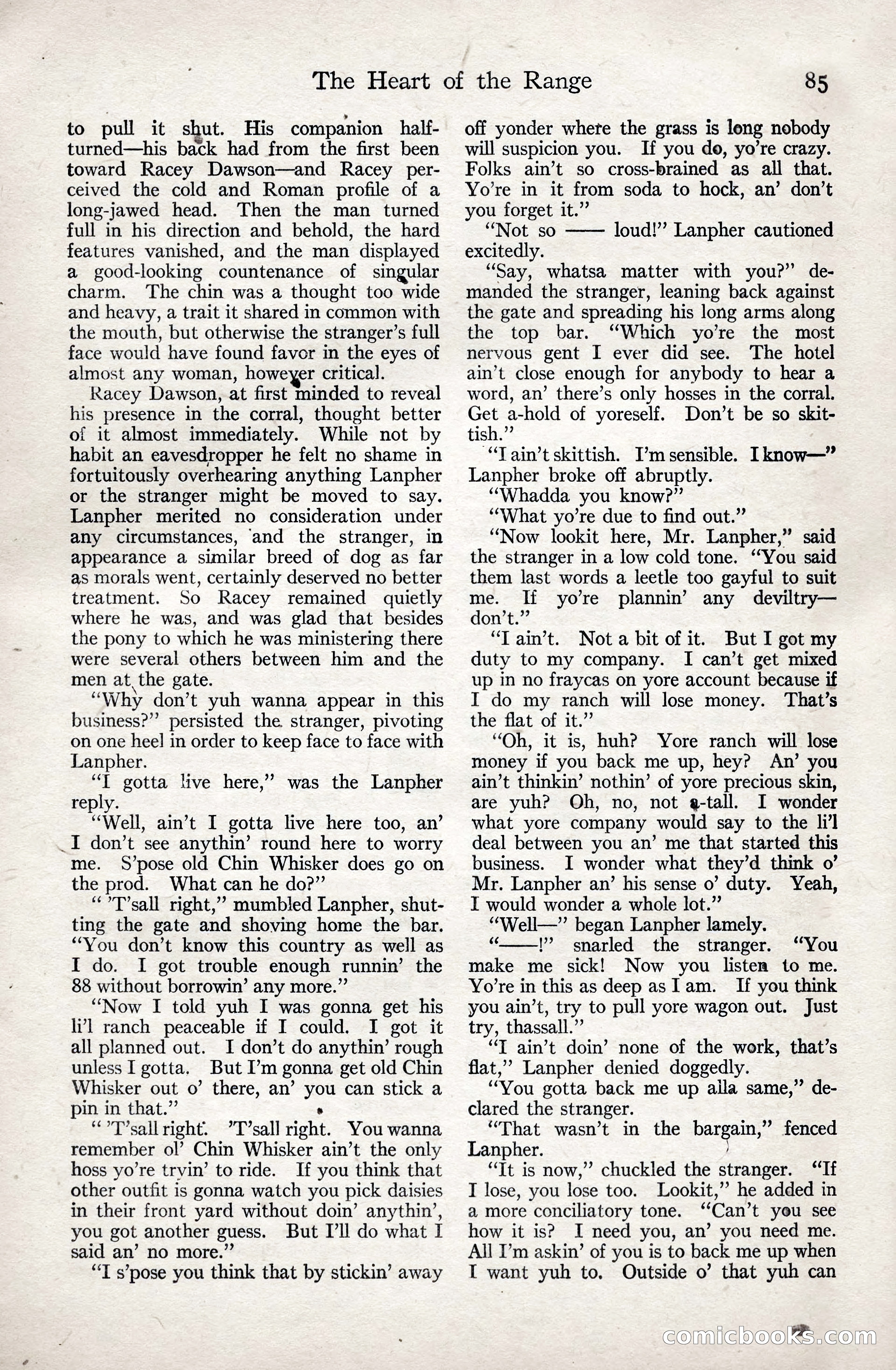 Adventure Magazine, January 3, 1921 — page 95 of 204