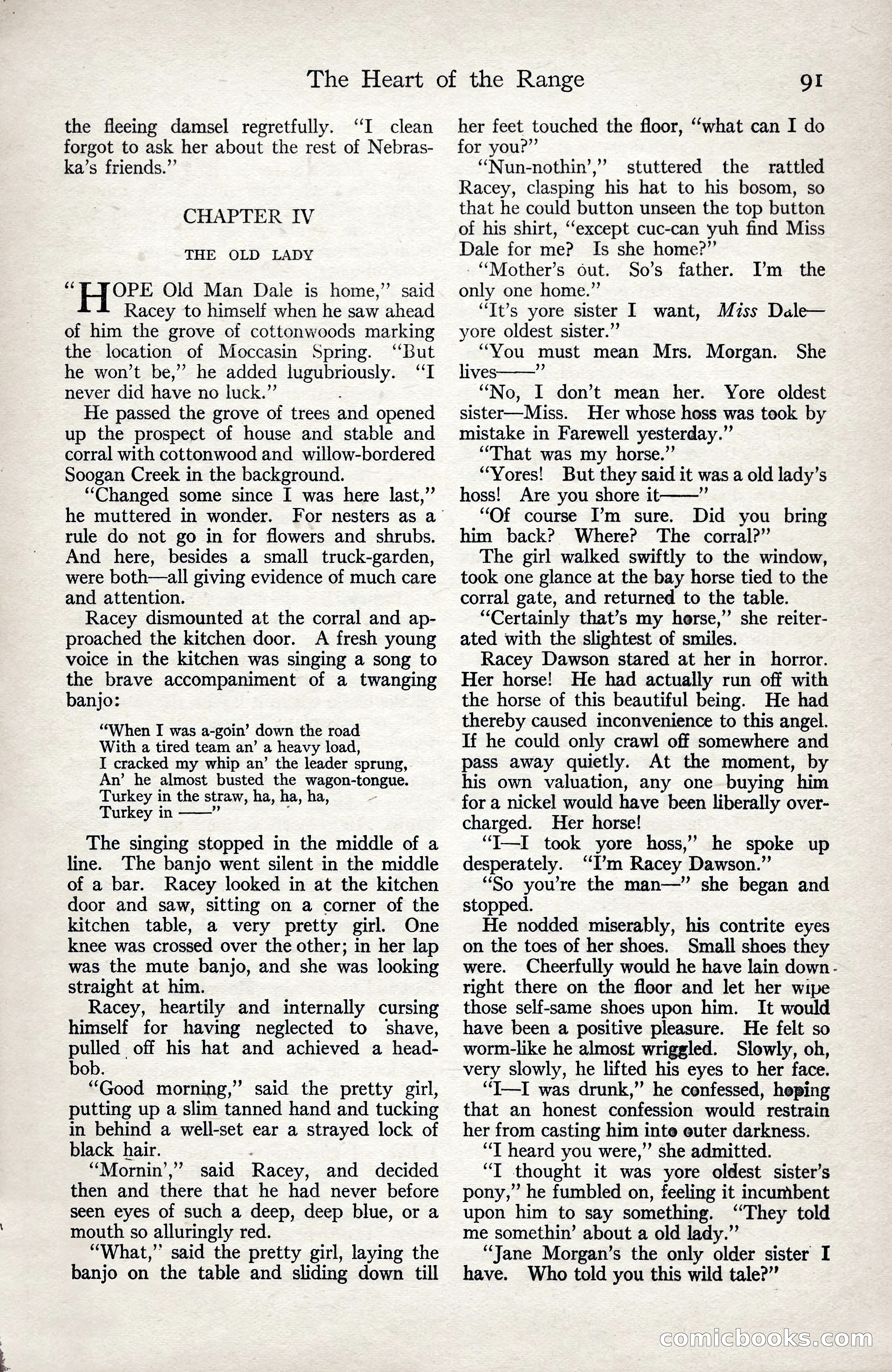 Adventure Magazine, January 3, 1921 — page 101 of 204