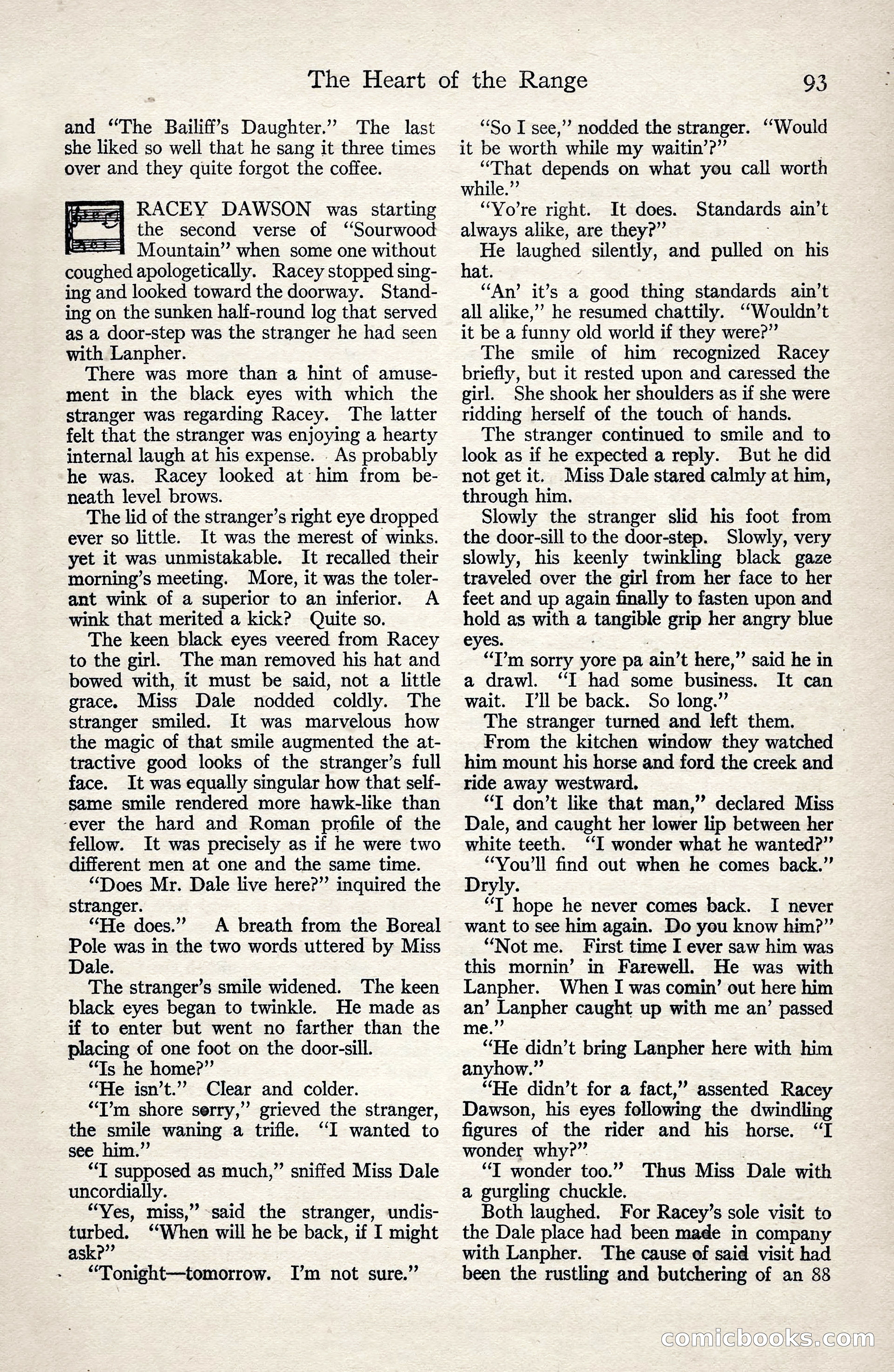 Adventure Magazine, January 3, 1921 — page 103 of 204