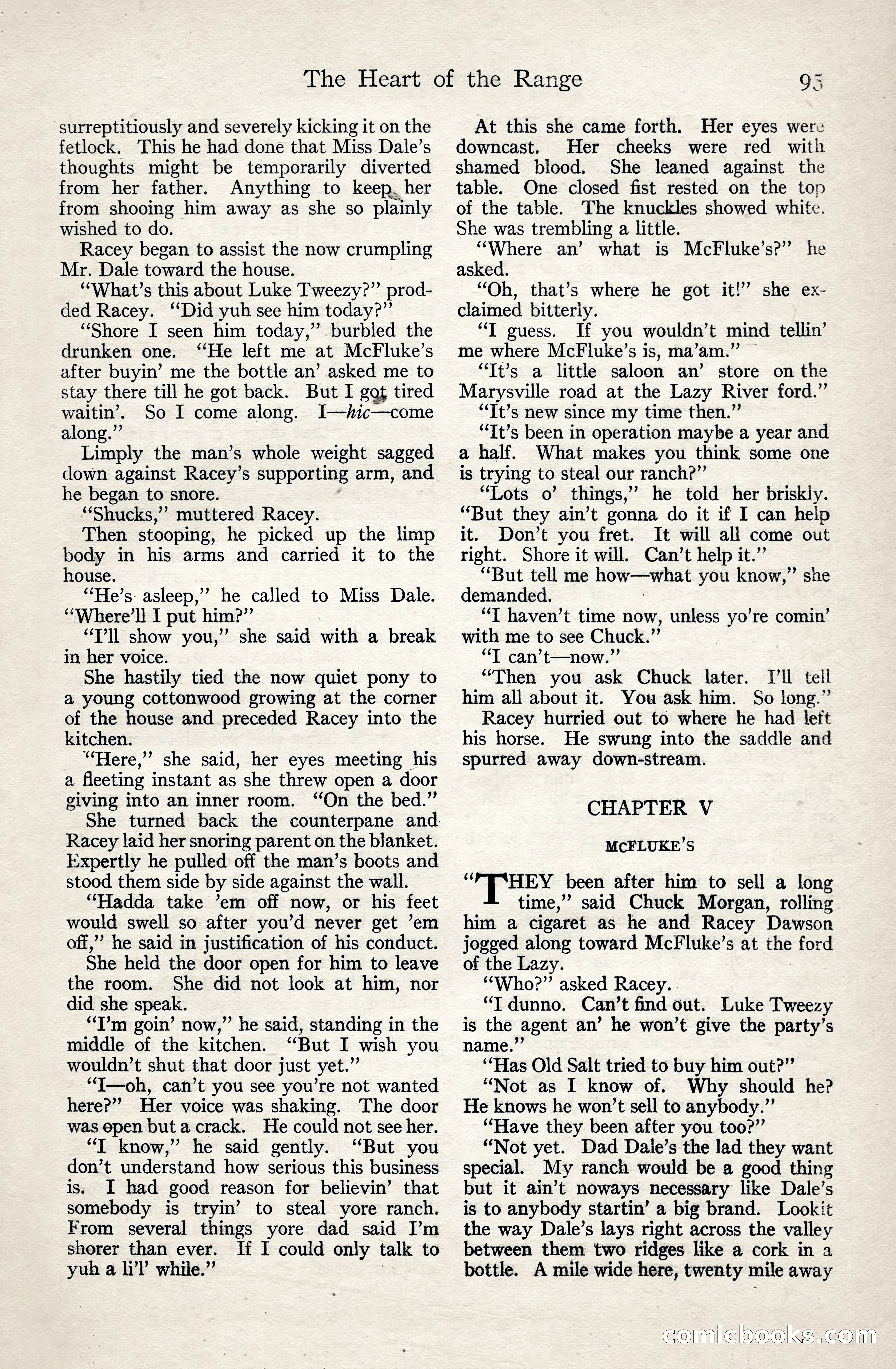 Adventure Magazine, January 3, 1921 — page 105 of 204