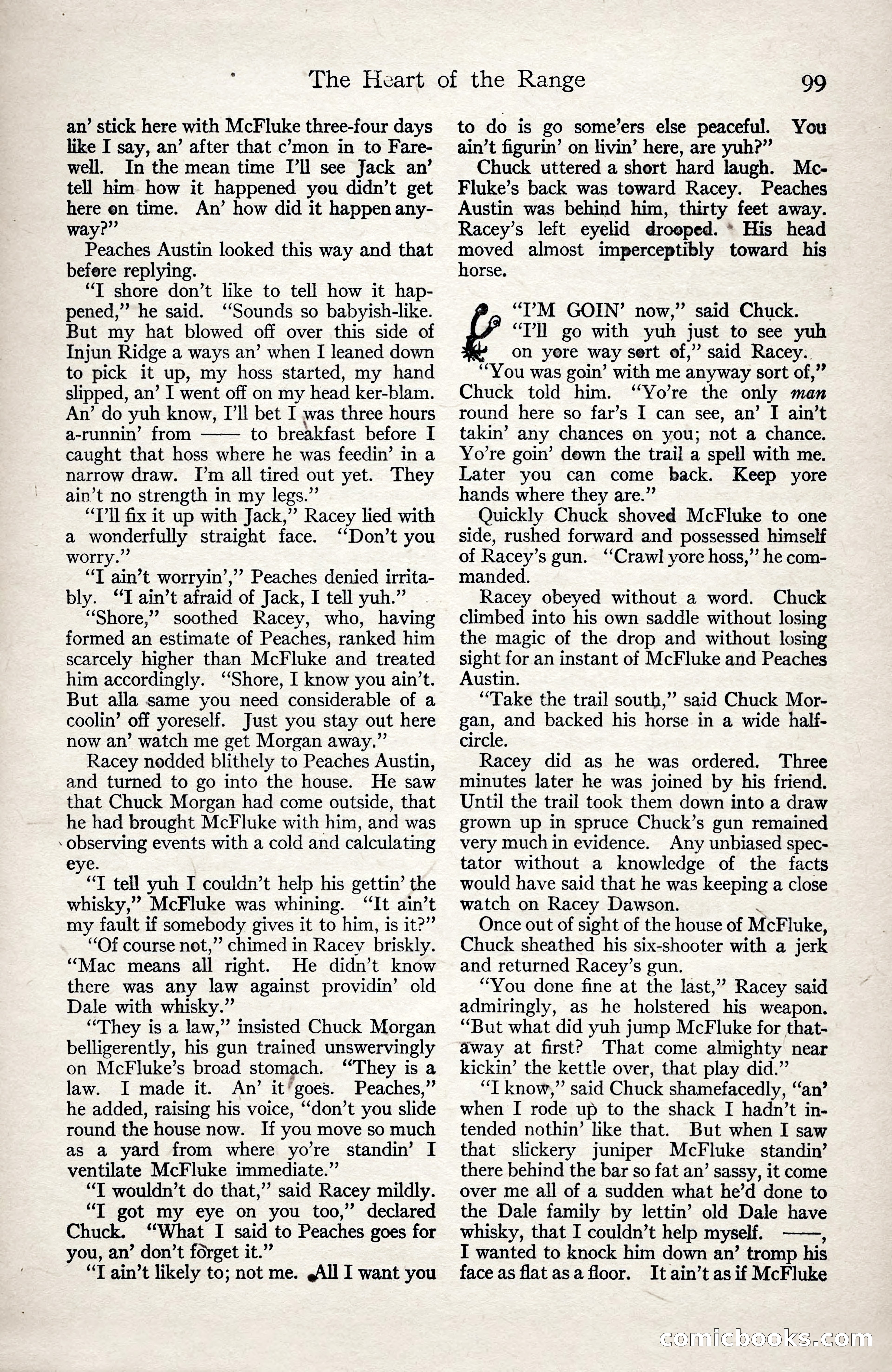 Adventure Magazine, January 3, 1921 — page 109 of 204