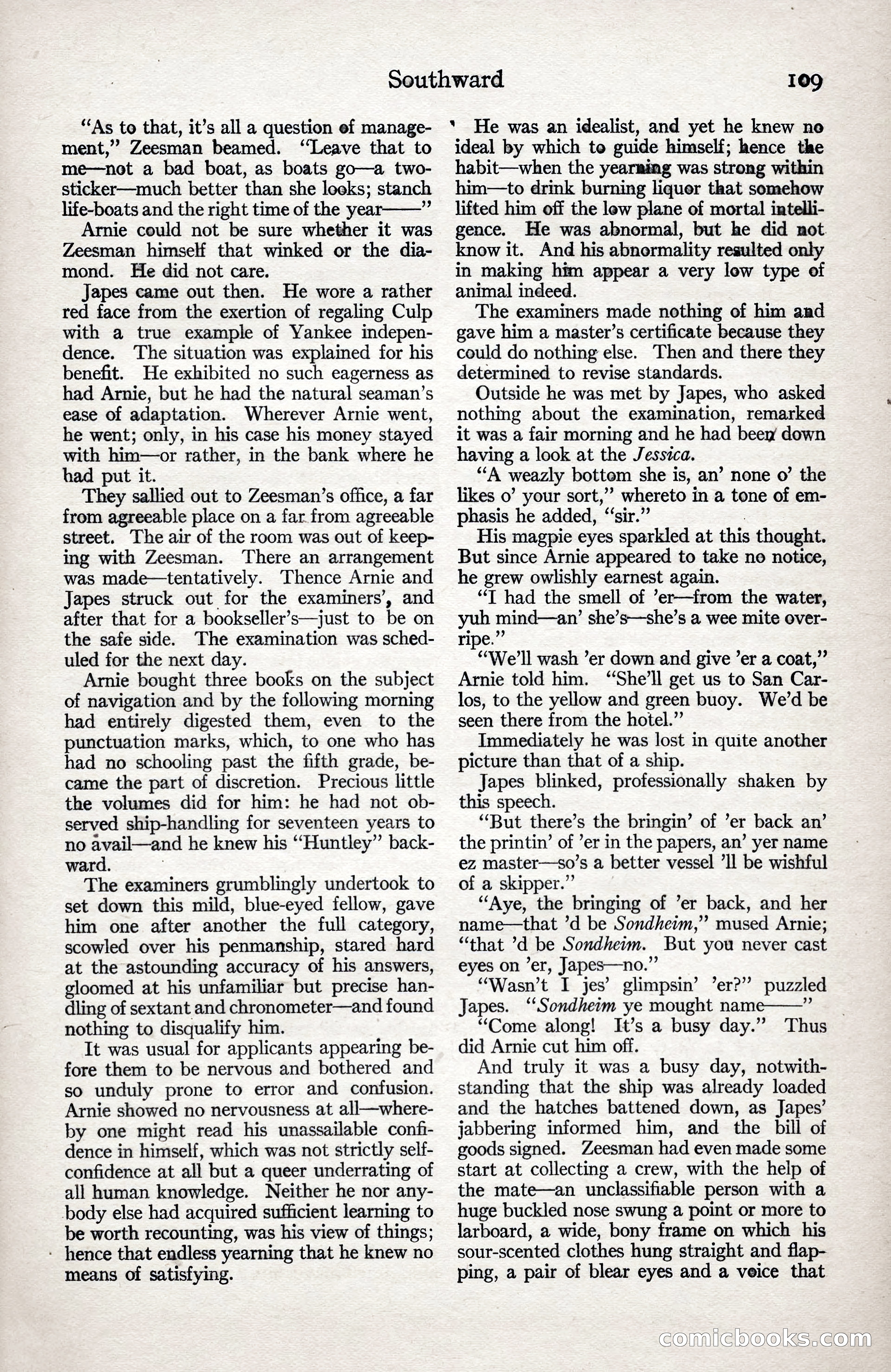 Adventure Magazine, January 3, 1921 — page 119 of 204