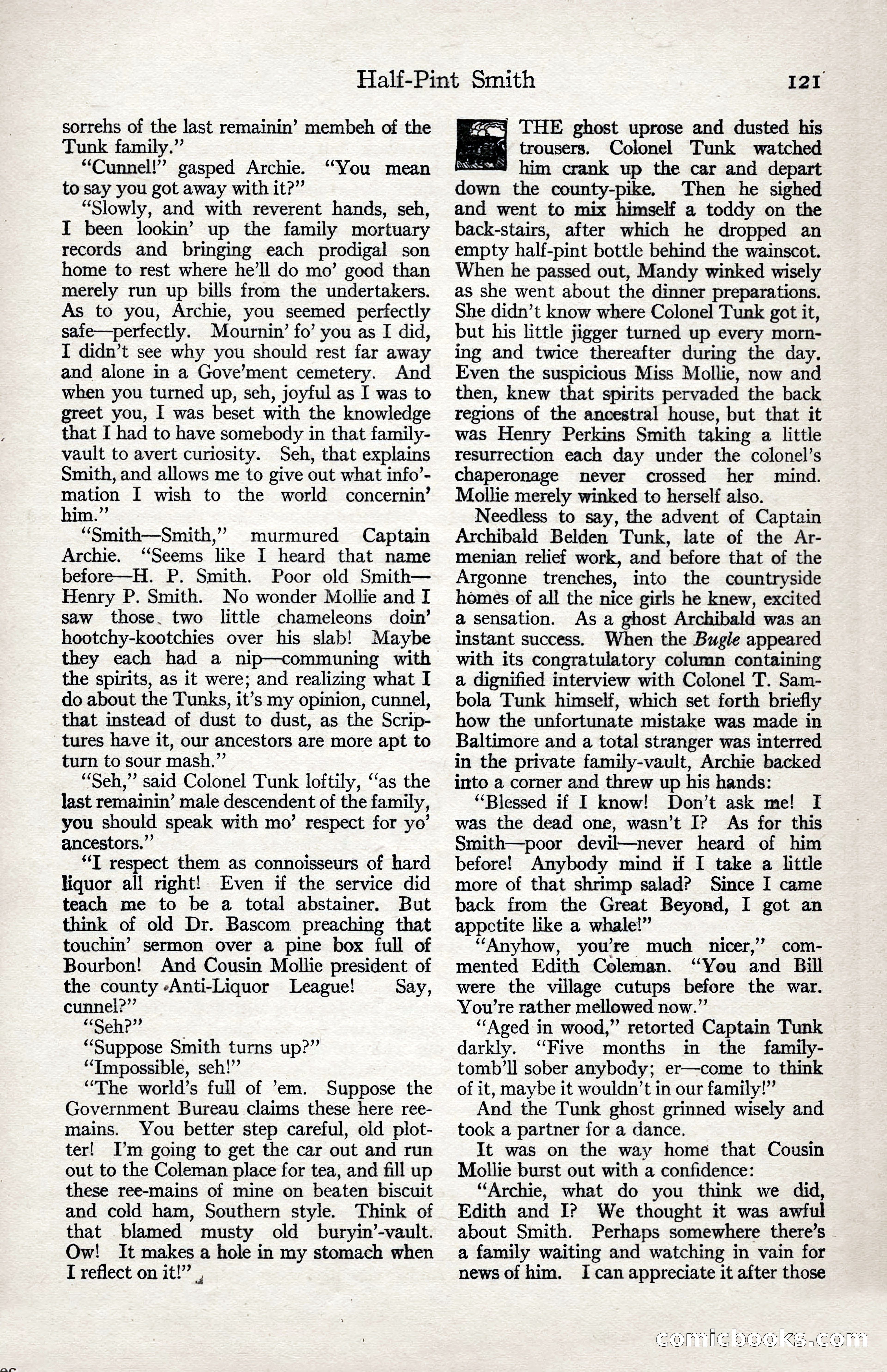 Adventure Magazine, January 3, 1921 — page 131 of 204