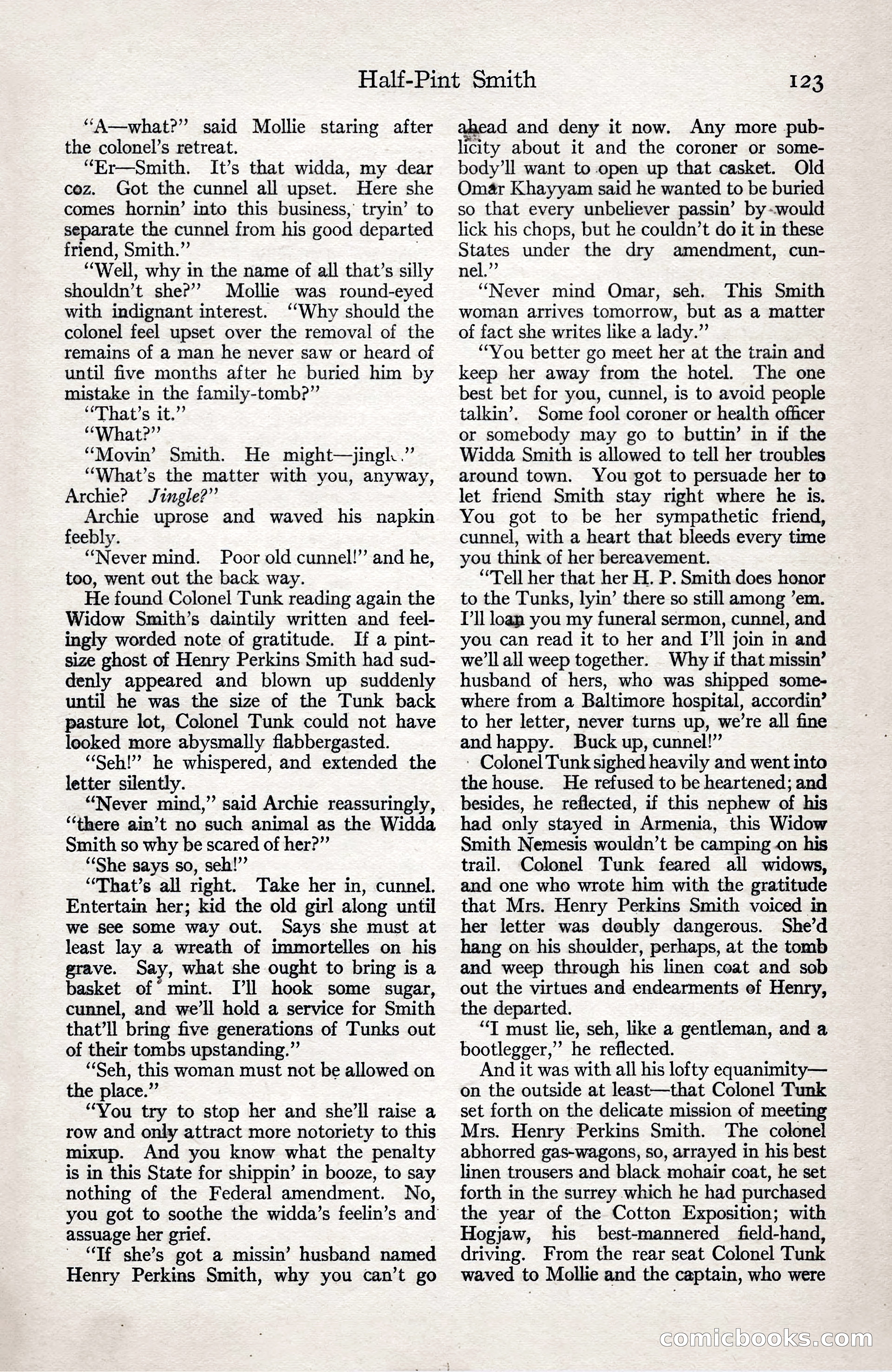 Adventure Magazine, January 3, 1921 — page 133 of 204