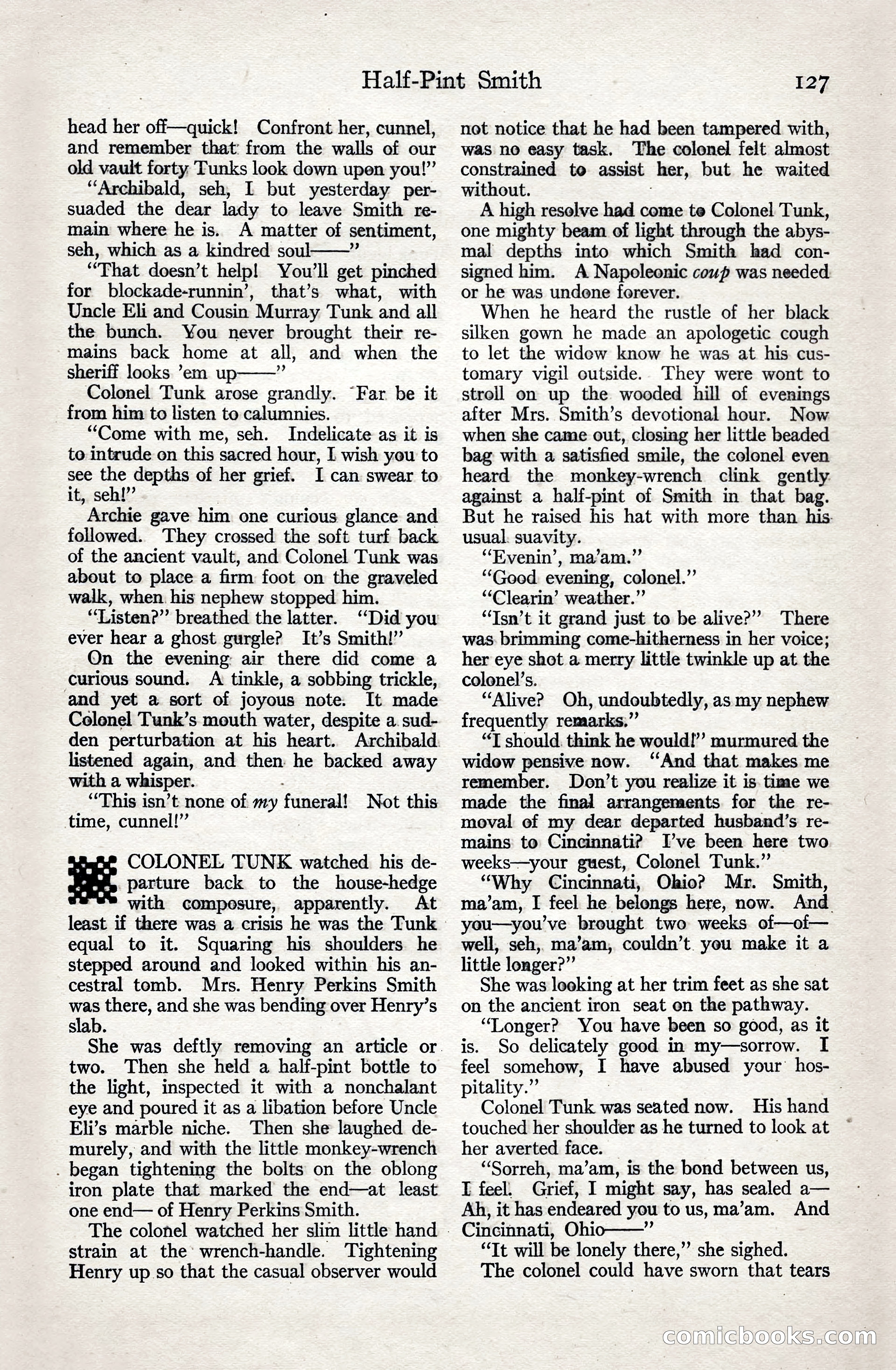 Adventure Magazine, January 3, 1921 — page 137 of 204