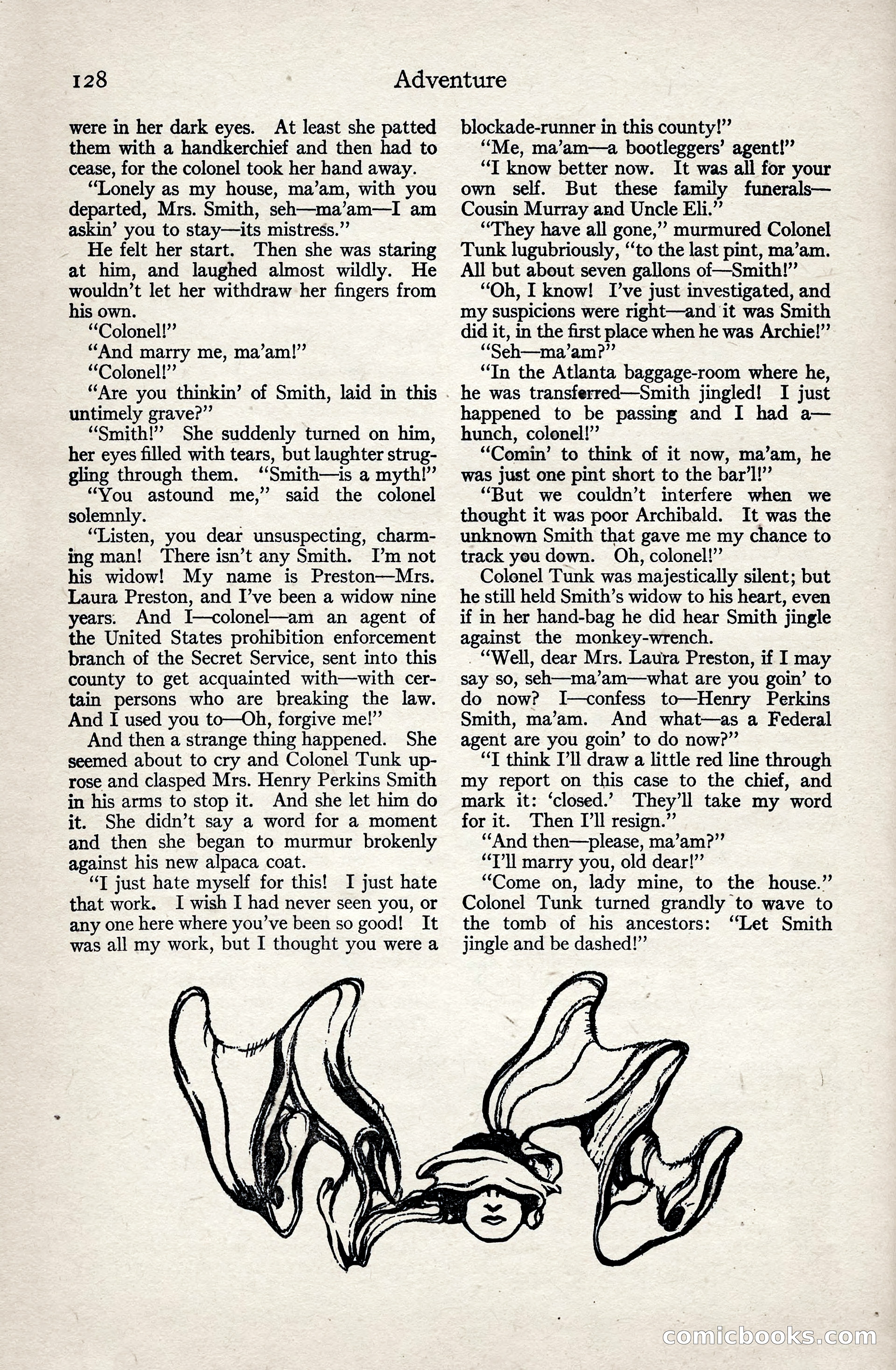 Adventure Magazine, January 3, 1921 — page 138 of 204