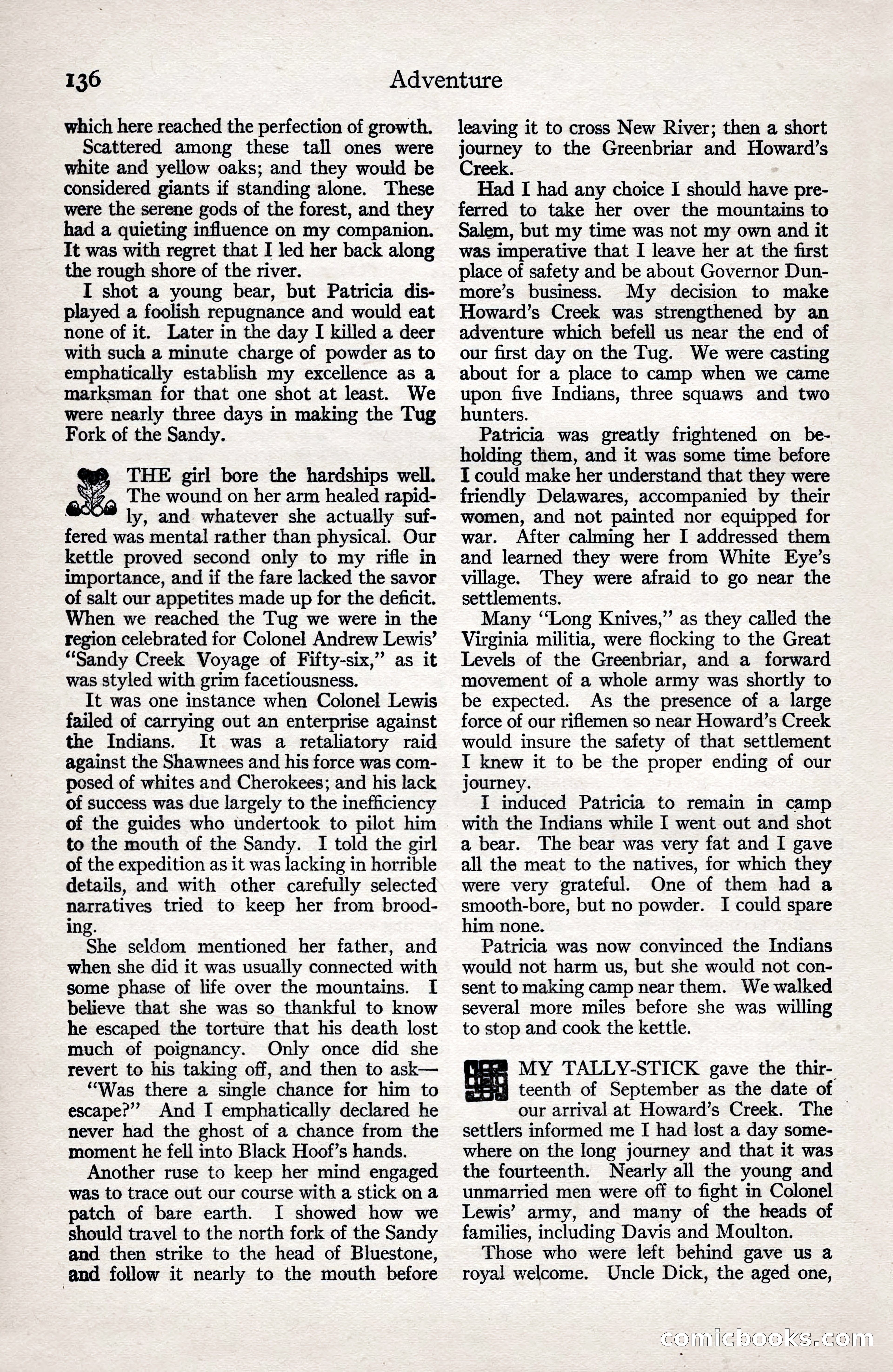 Adventure Magazine, January 3, 1921 — page 146 of 204