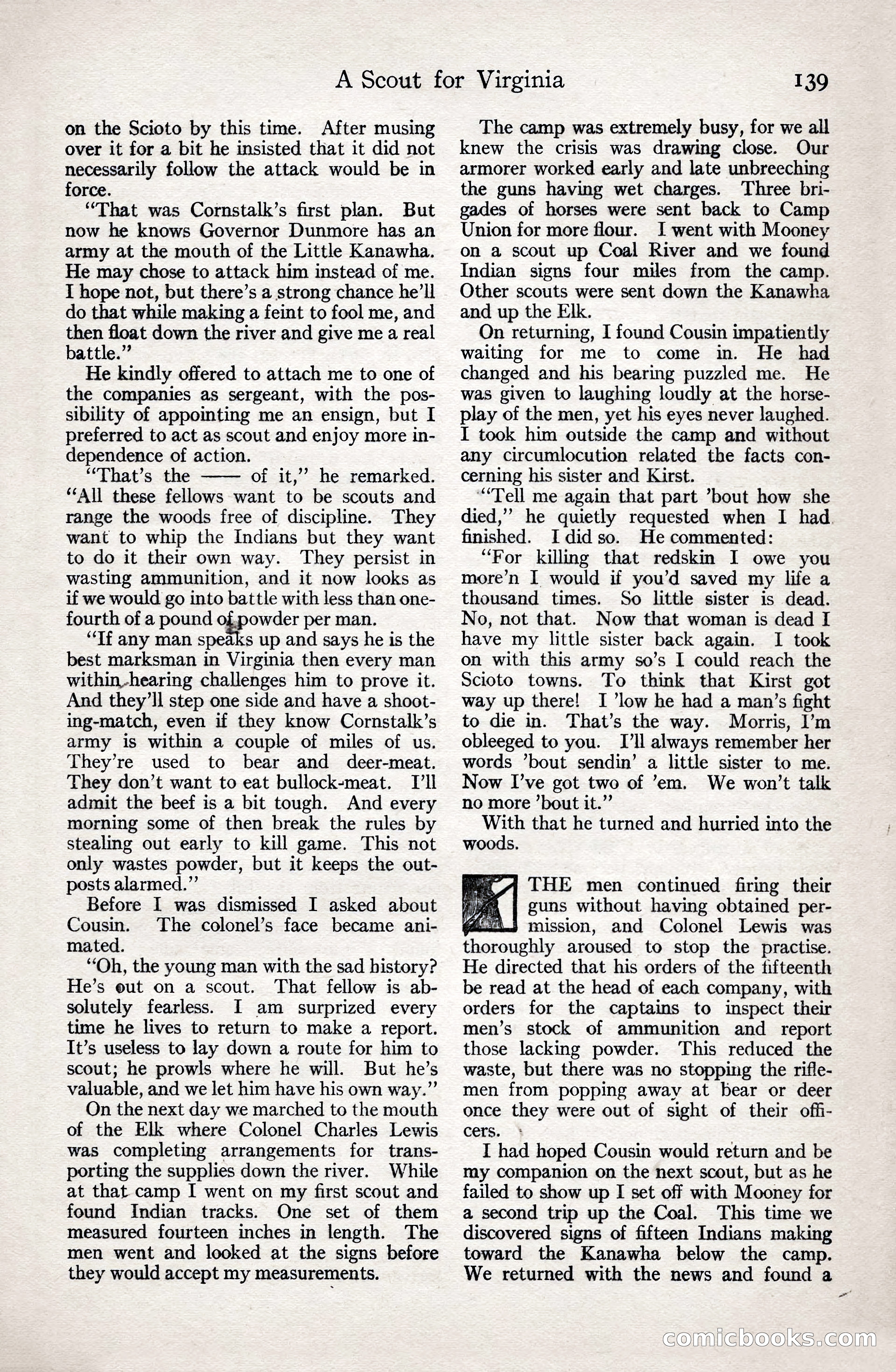 Adventure Magazine, January 3, 1921 — page 149 of 204