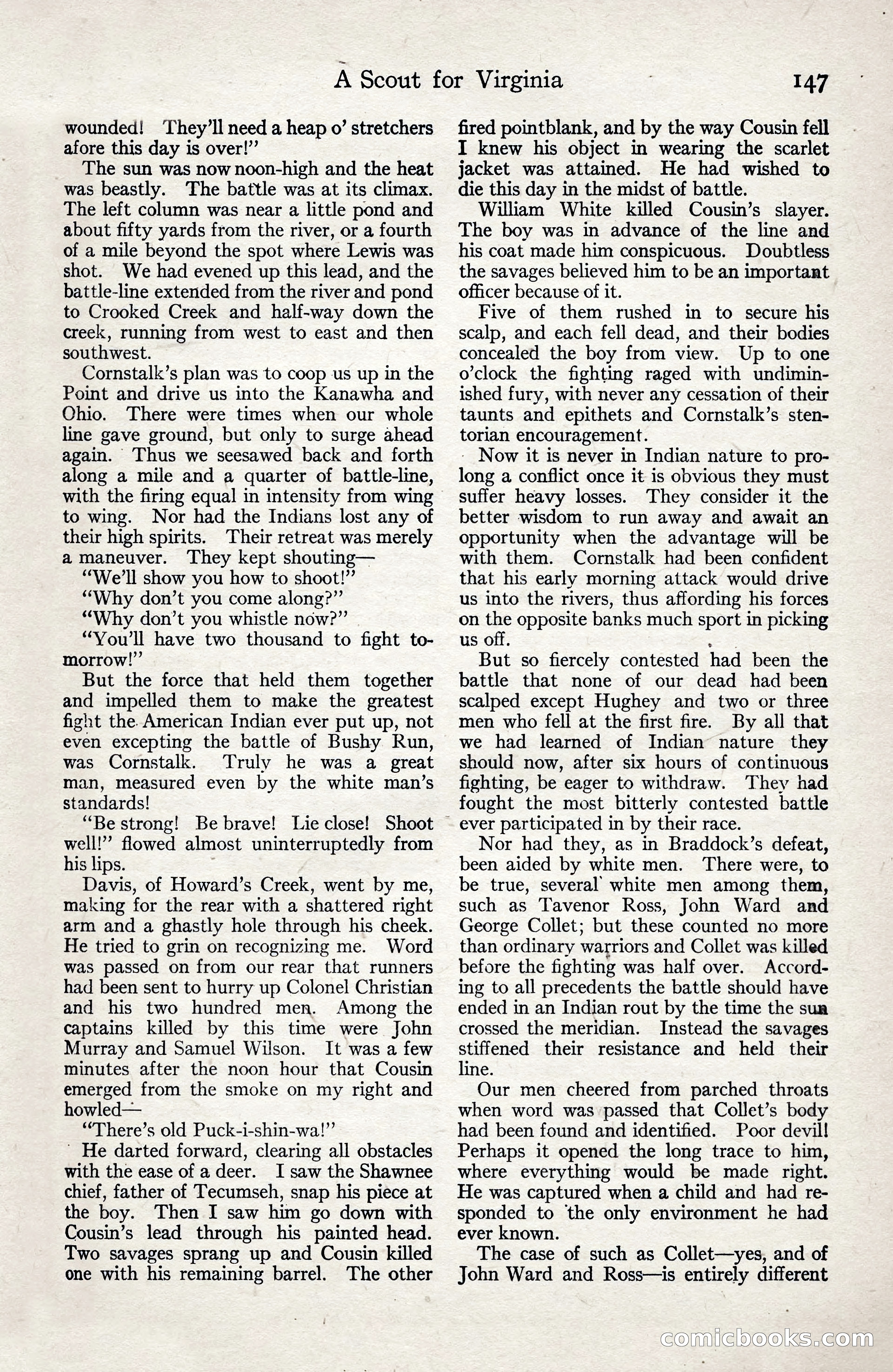 Adventure Magazine, January 3, 1921 — page 157 of 204