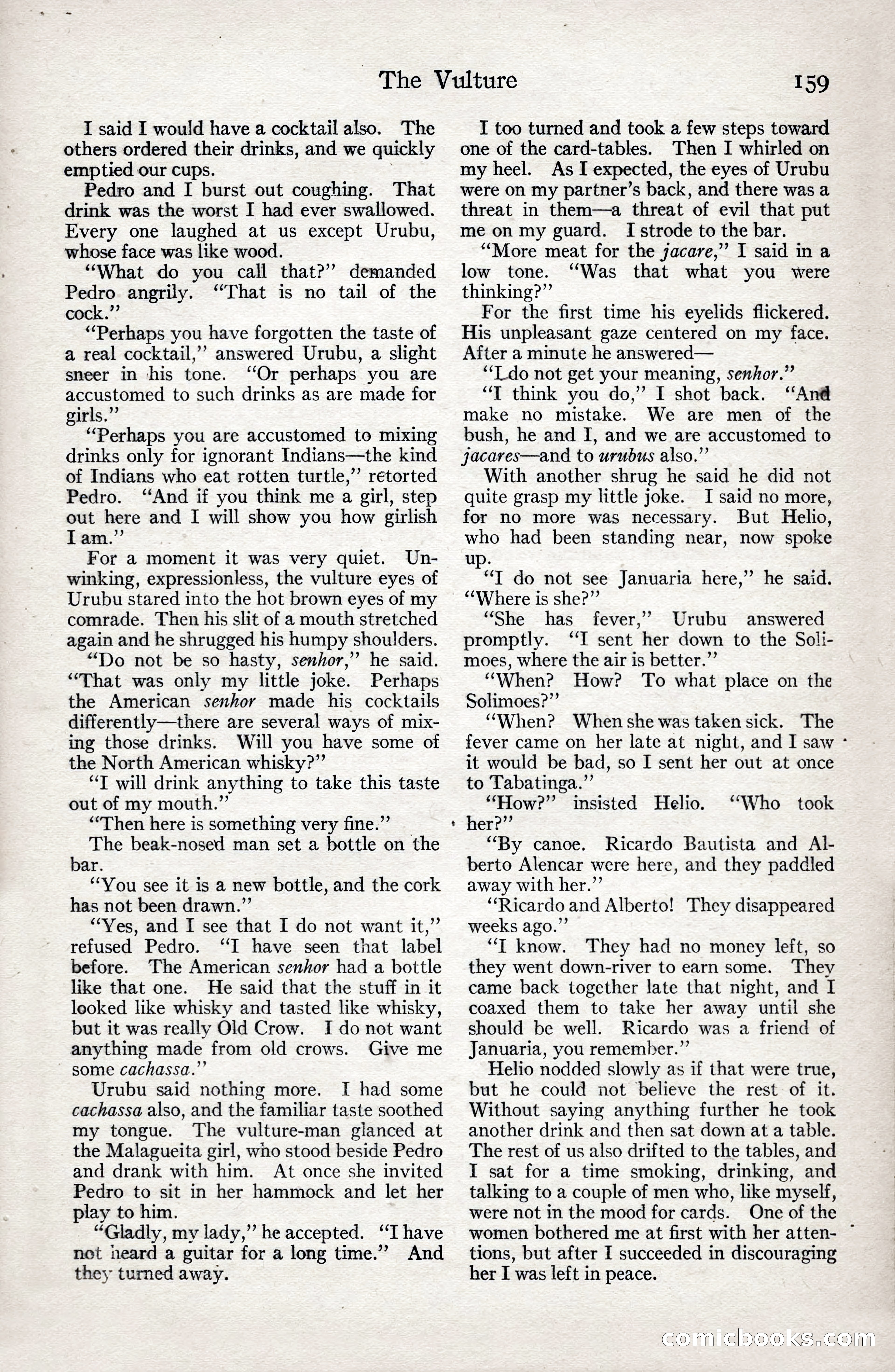 Adventure Magazine, January 3, 1921 — page 169 of 204