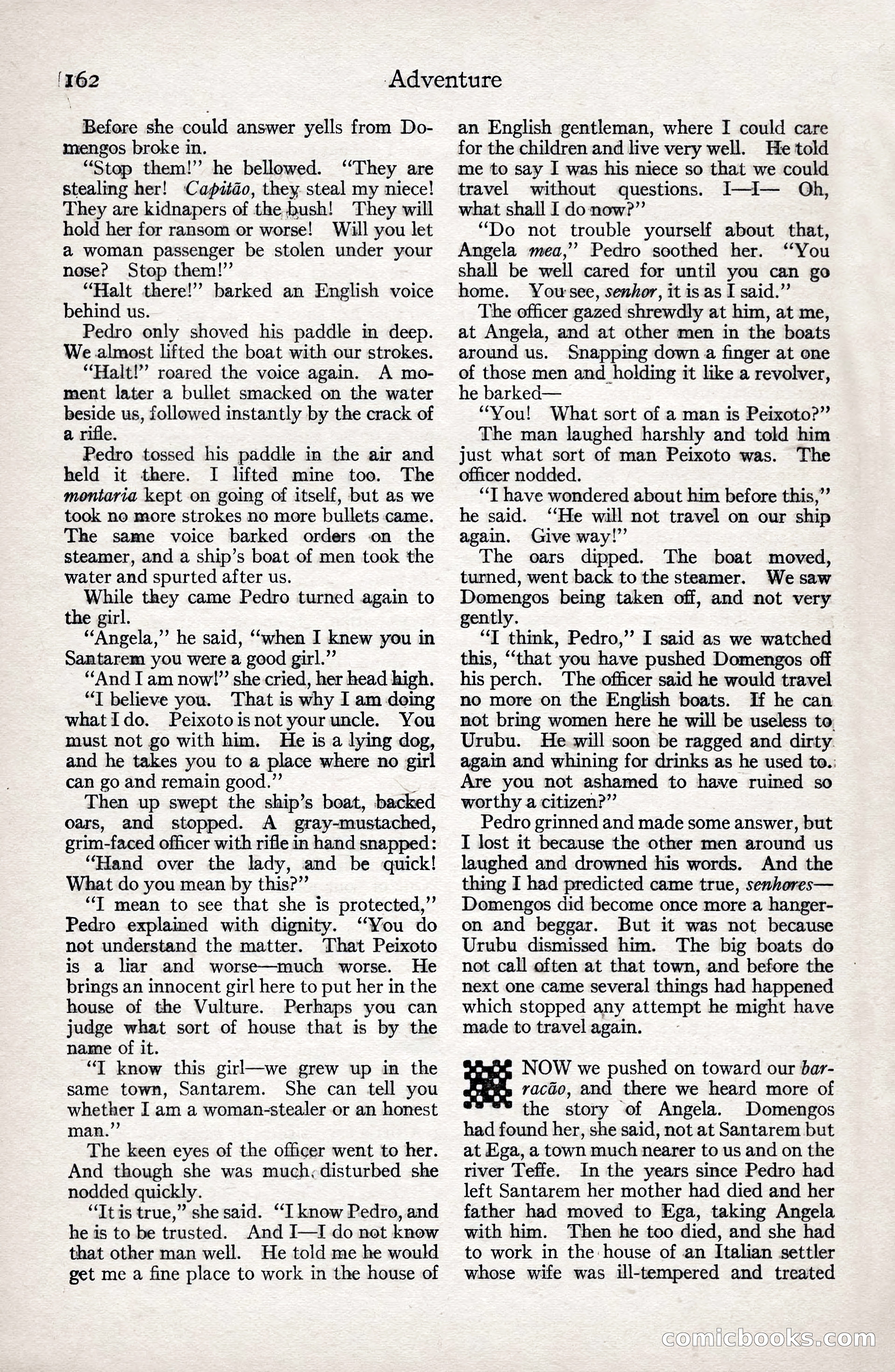 Adventure Magazine, January 3, 1921 — page 172 of 204
