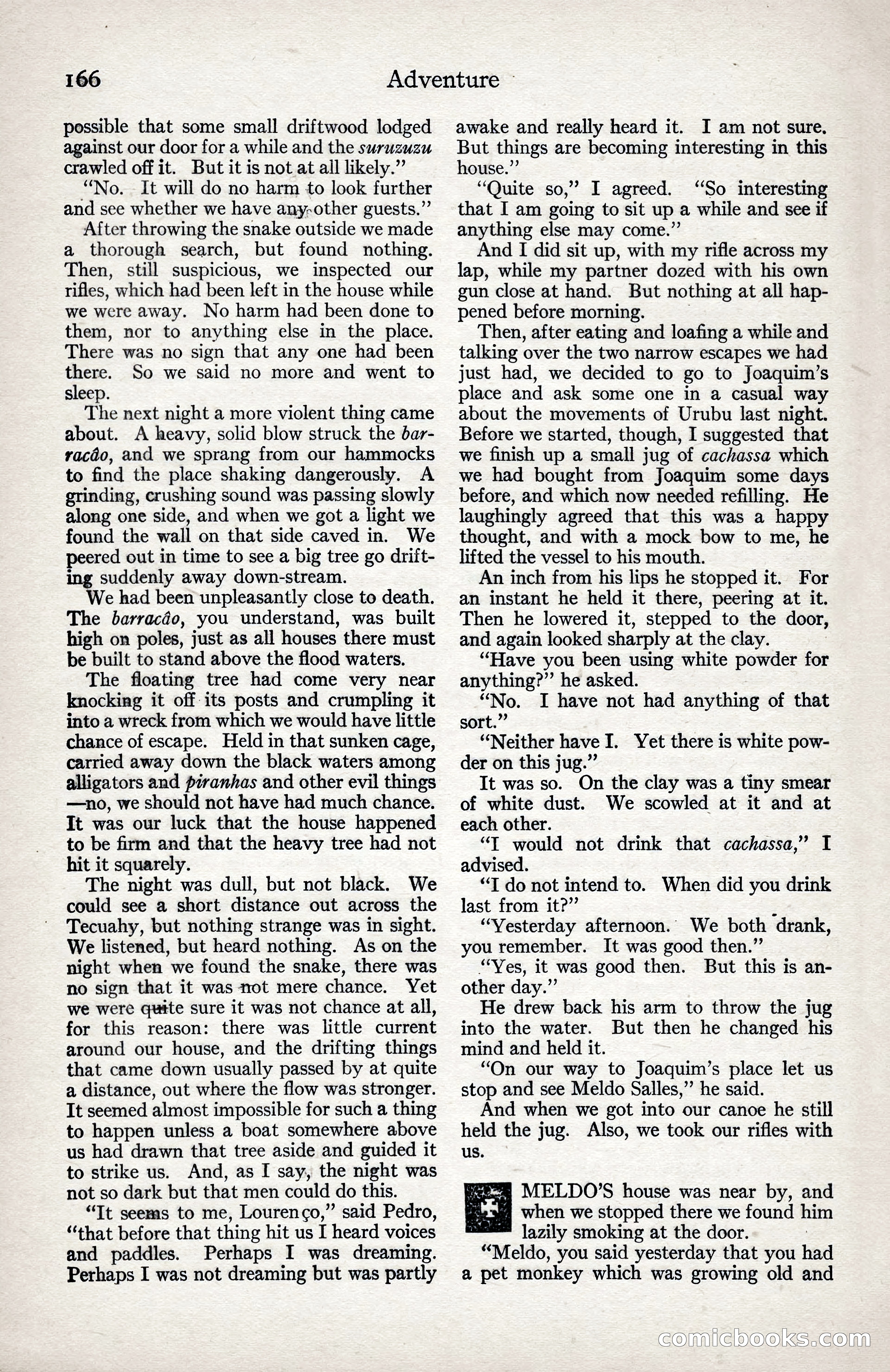 Adventure Magazine, January 3, 1921 — page 176 of 204