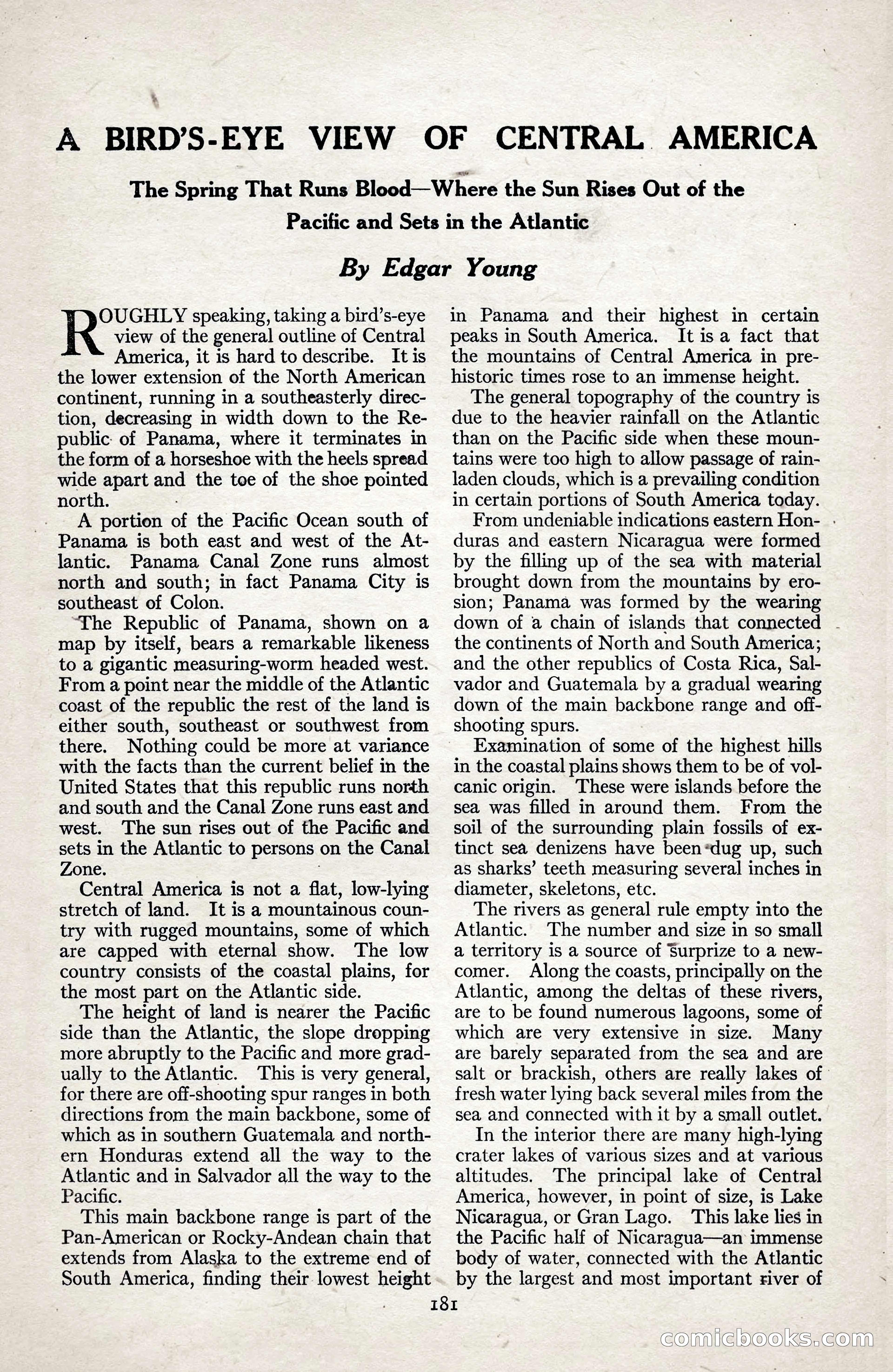 Adventure Magazine, January 3, 1921 — page 191 of 204