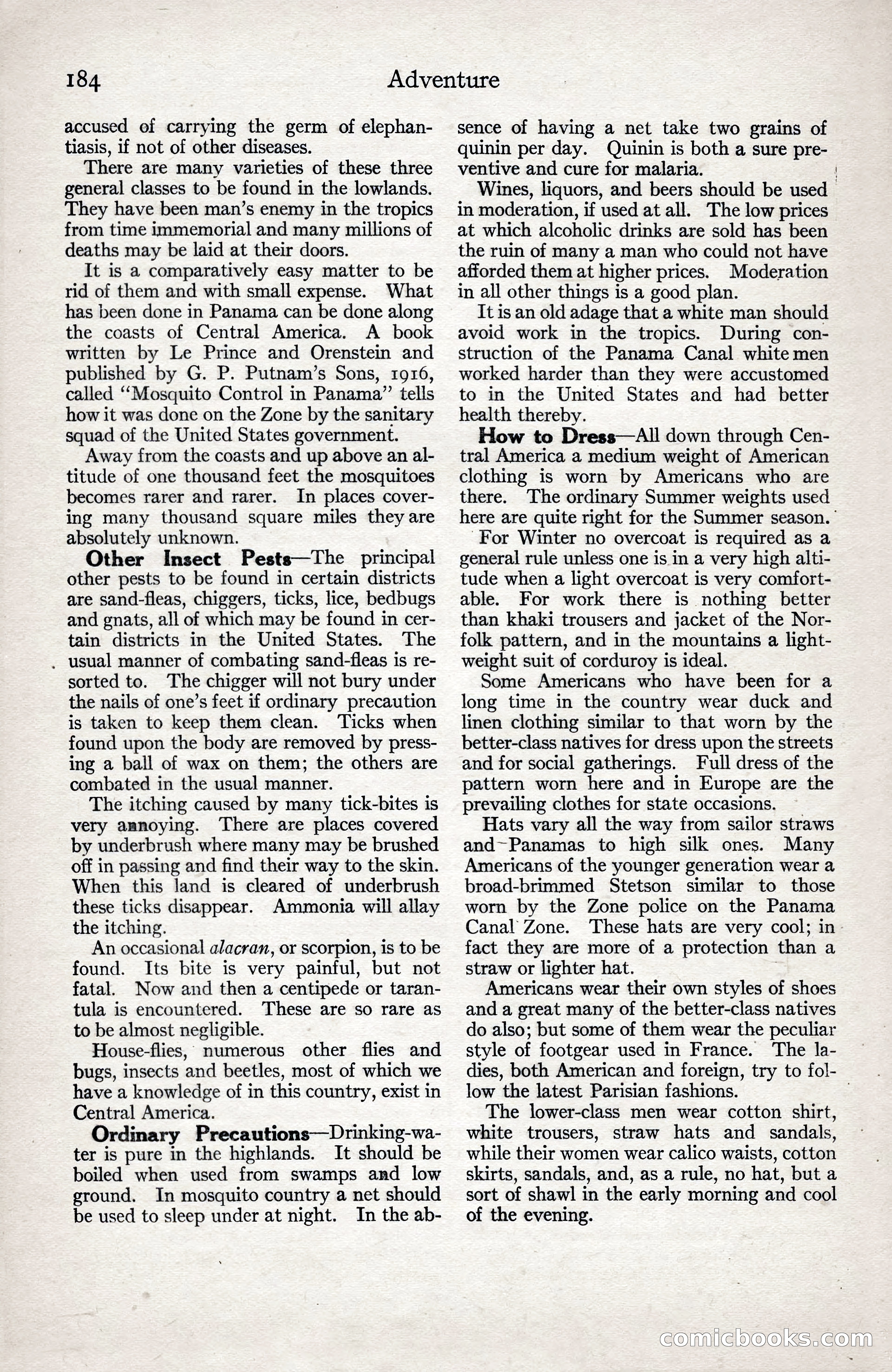 Adventure Magazine, January 3, 1921 — page 194 of 204
