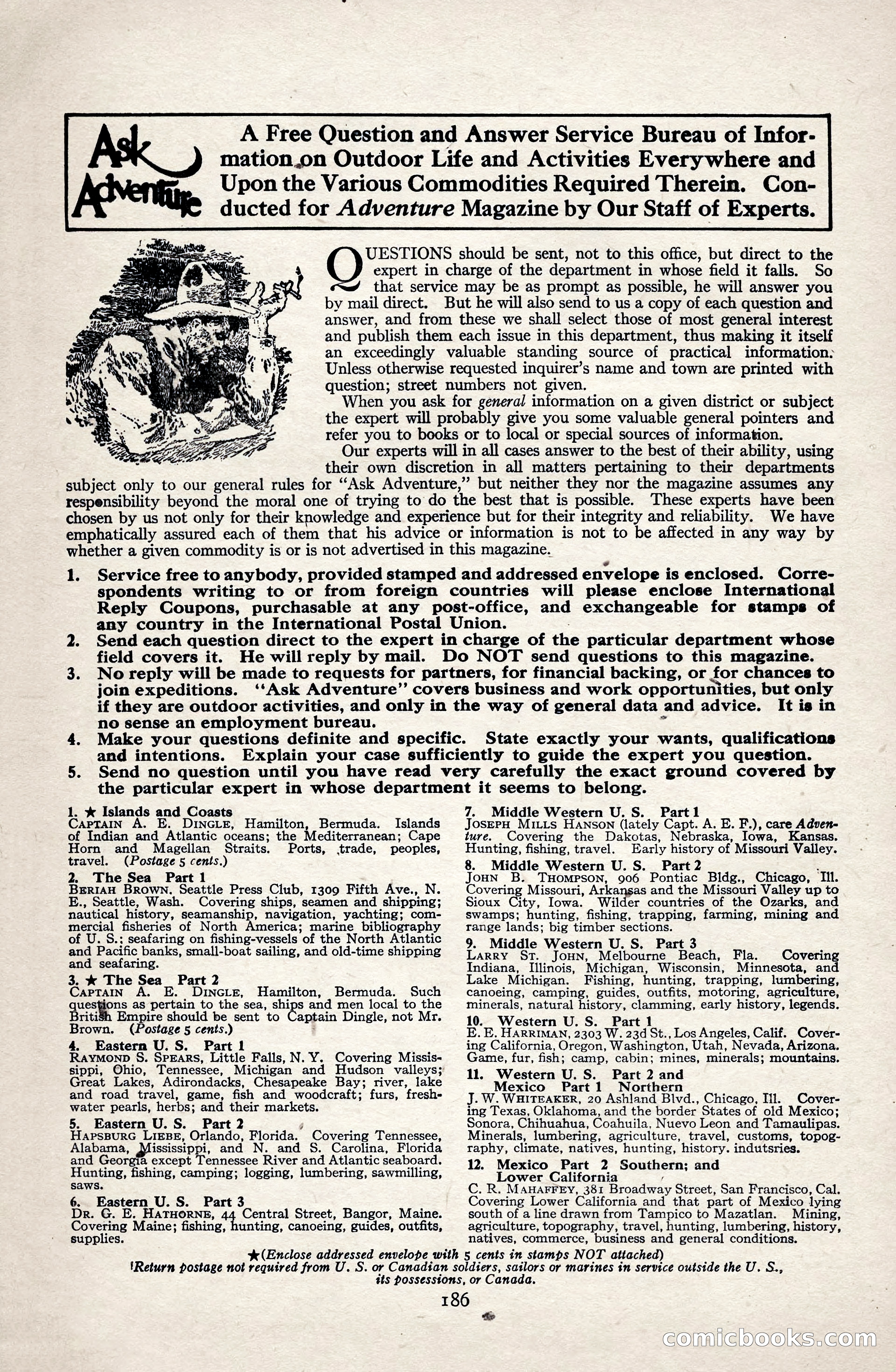 Adventure Magazine, January 3, 1921 — page 196 of 204