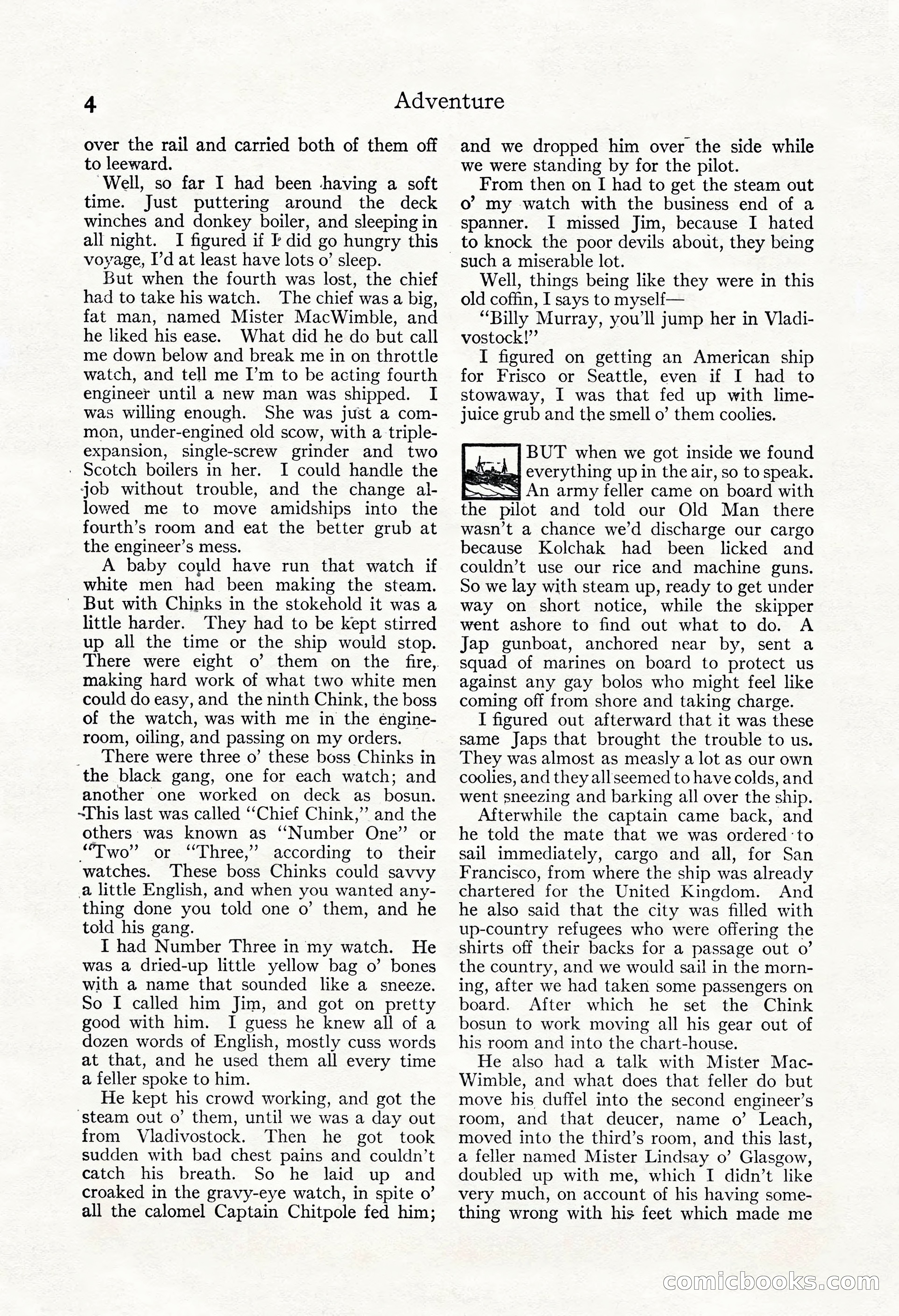 Adventure Magazine, May 3, 1921 — page 14 of 204
