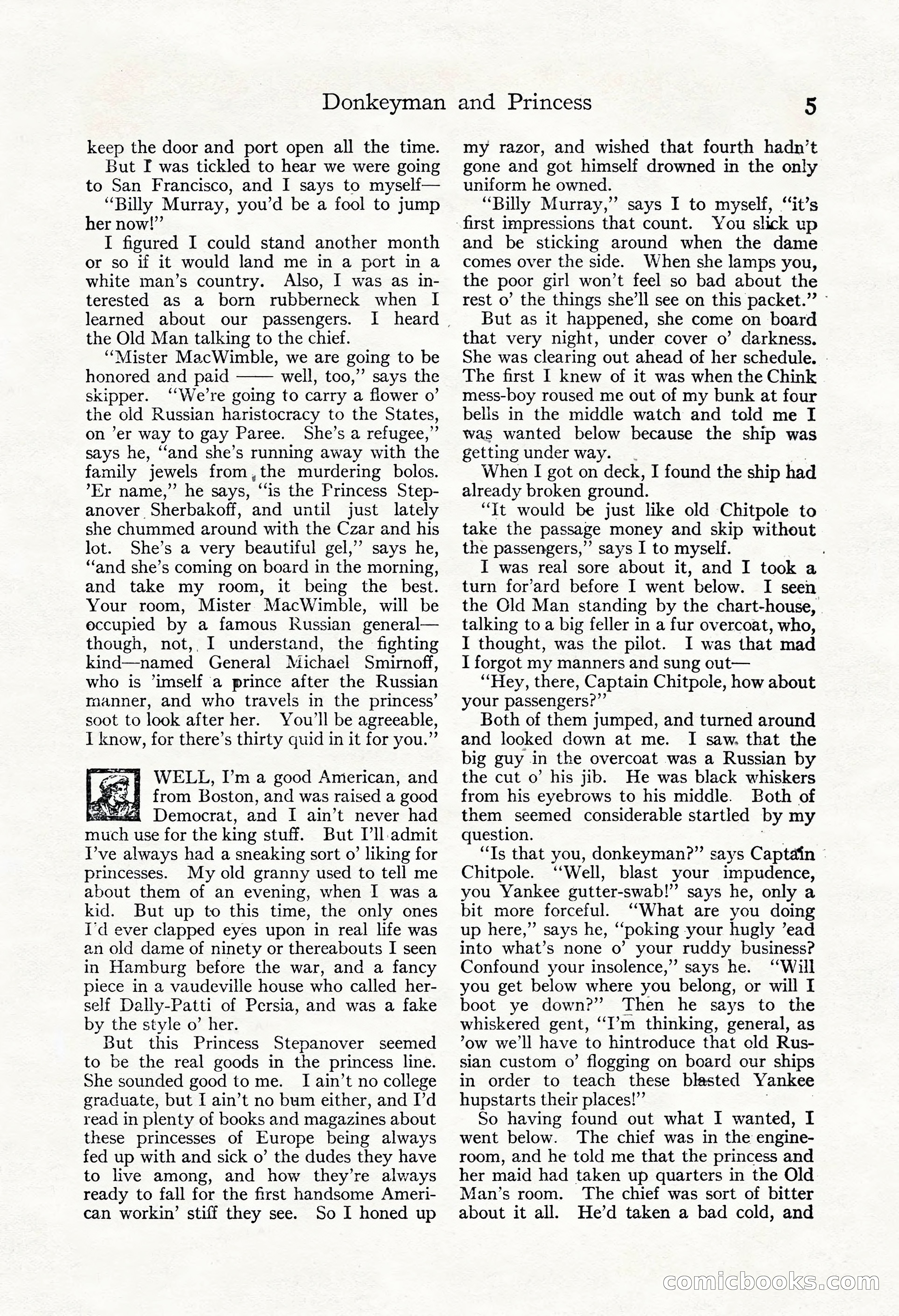 Adventure Magazine, May 3, 1921 — page 15 of 204
