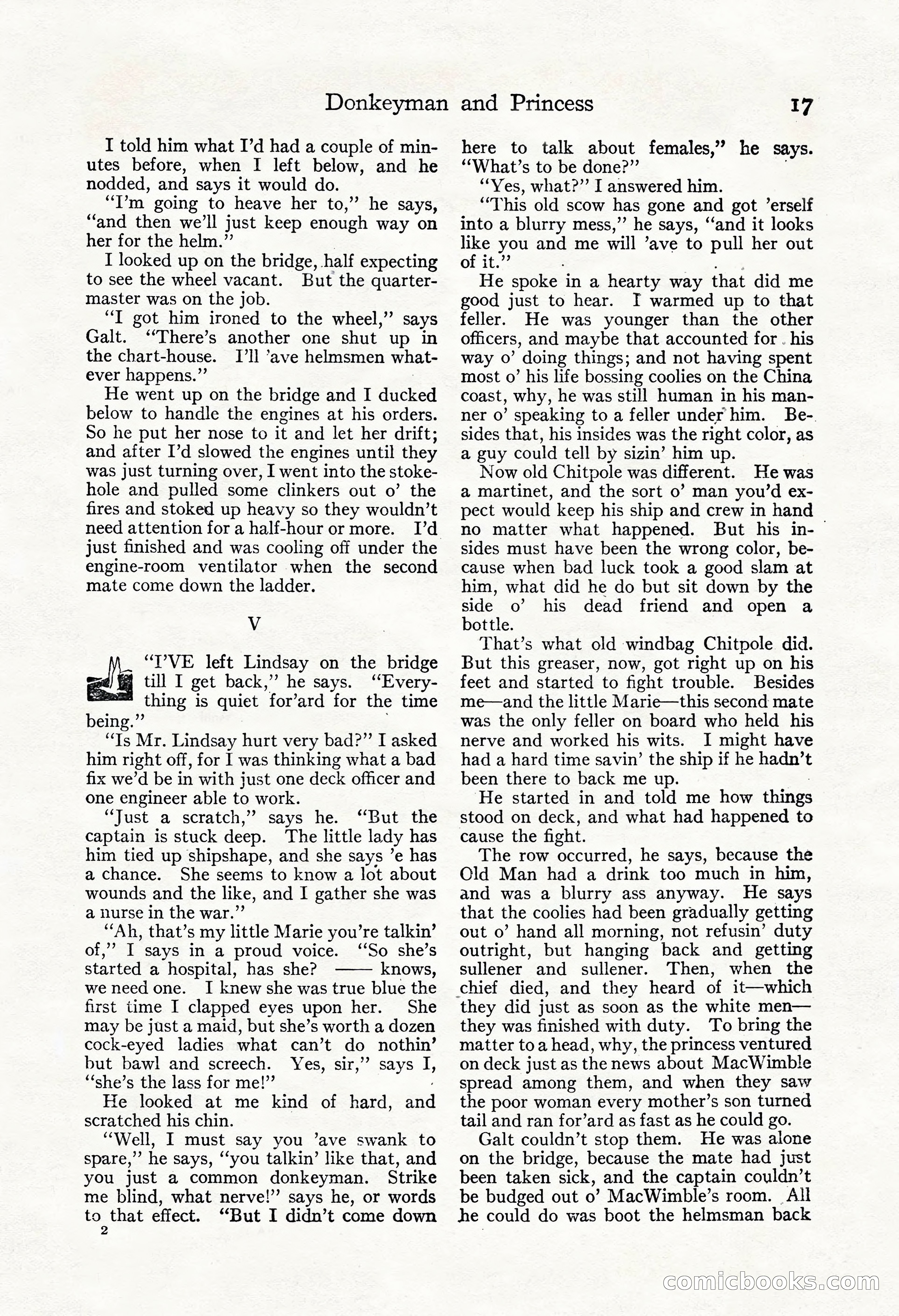 Adventure Magazine, May 3, 1921 — page 27 of 204