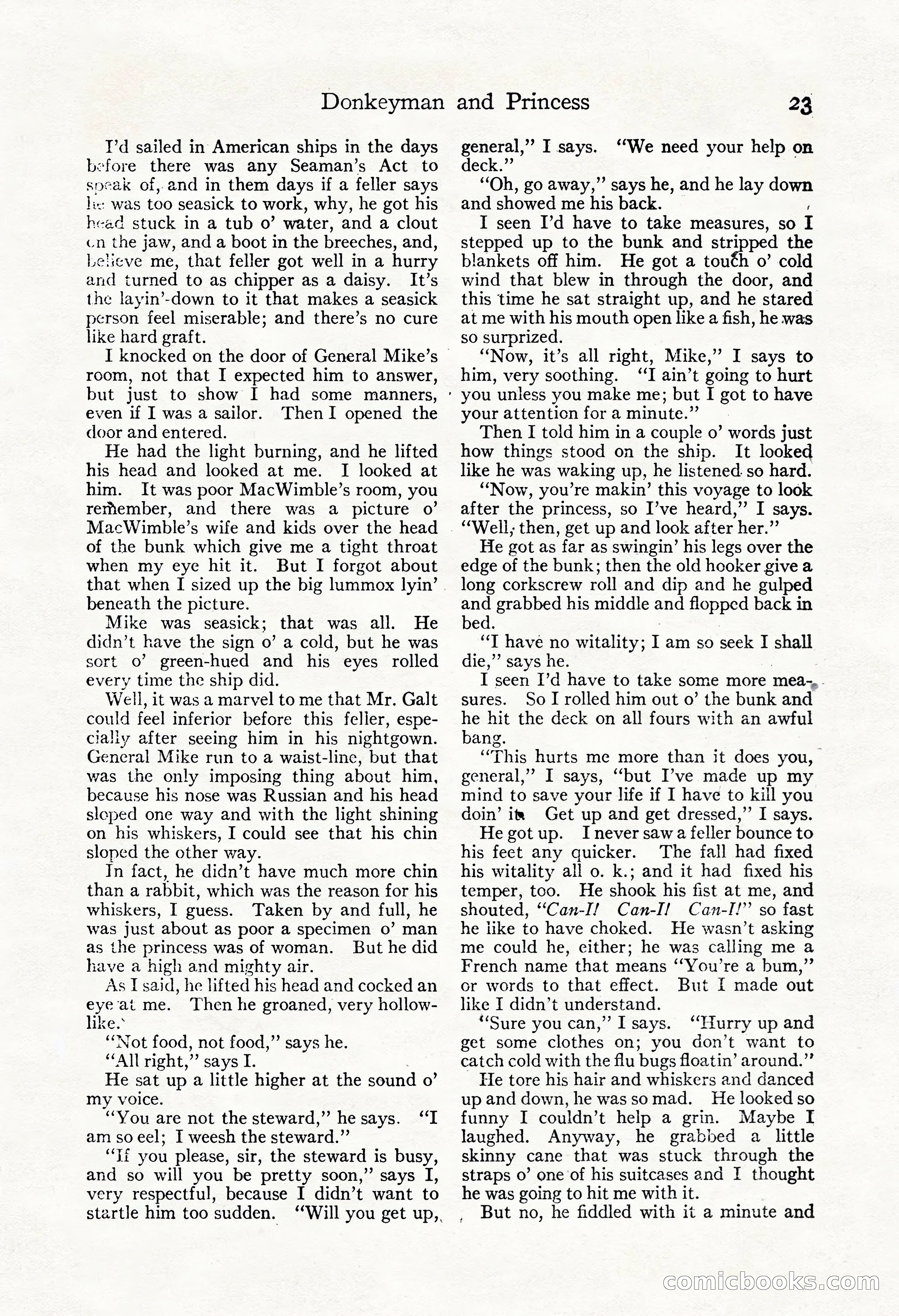Adventure Magazine, May 3, 1921 — page 33 of 204