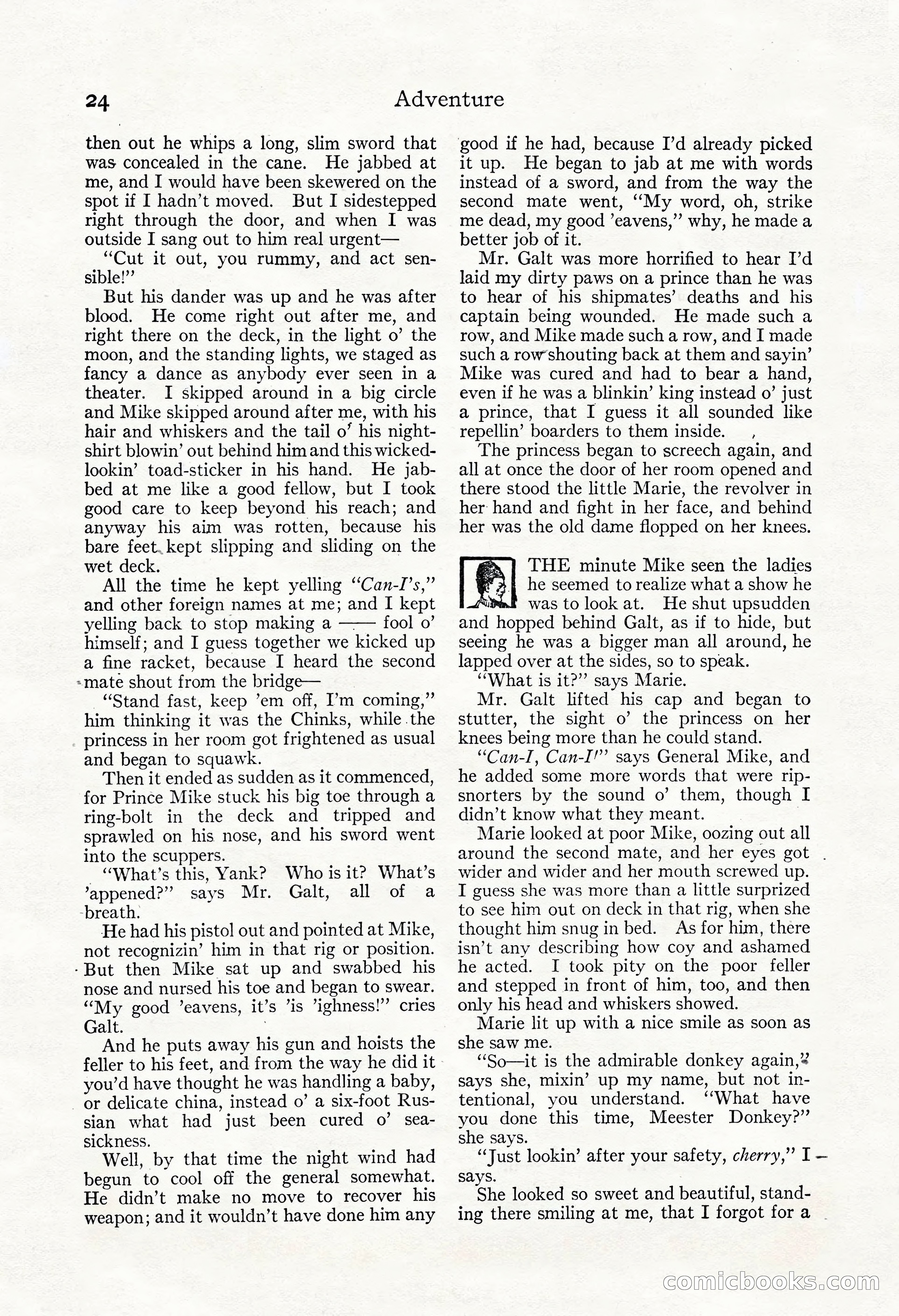 Adventure Magazine, May 3, 1921 — page 34 of 204