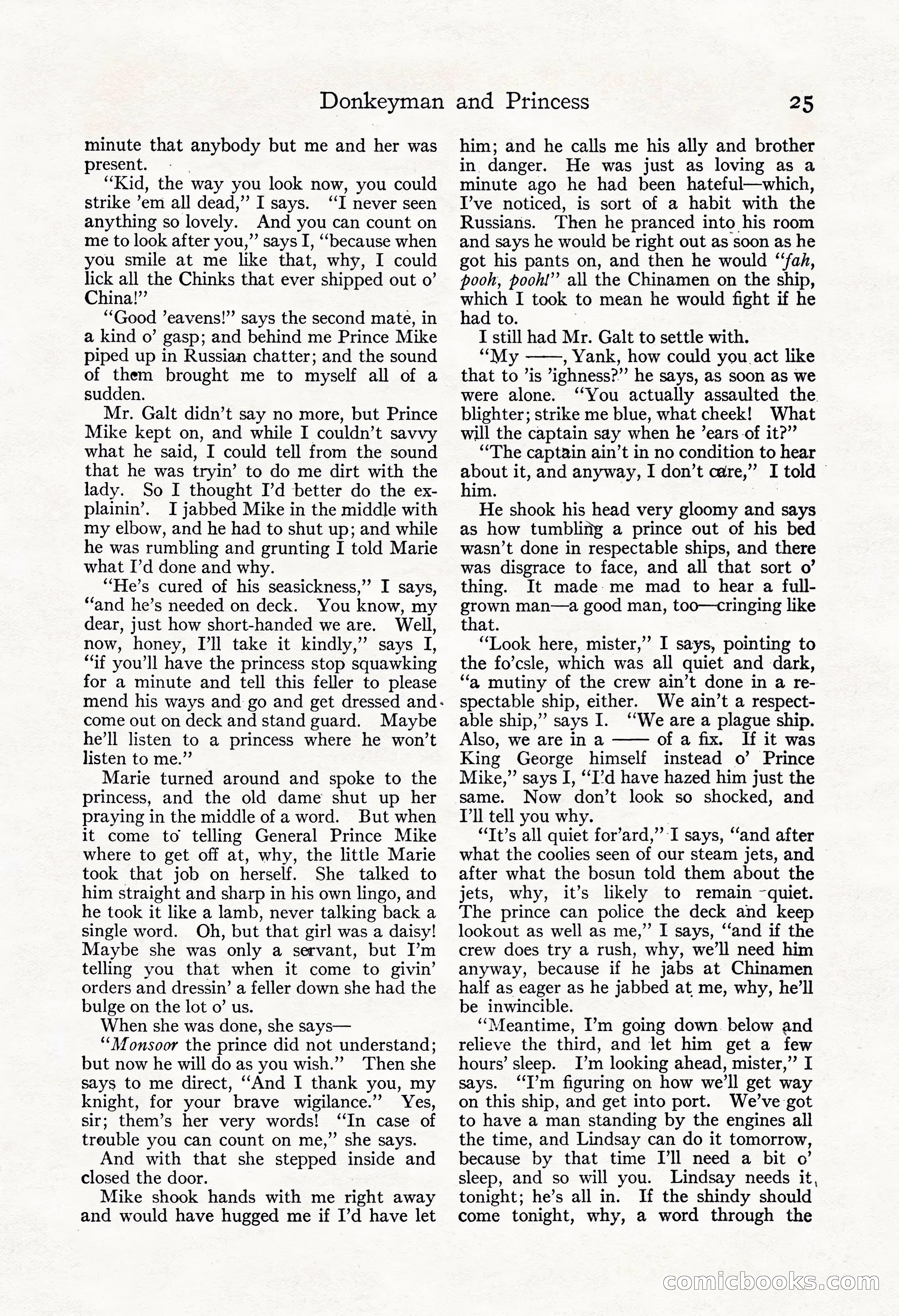 Adventure Magazine, May 3, 1921 — page 35 of 204