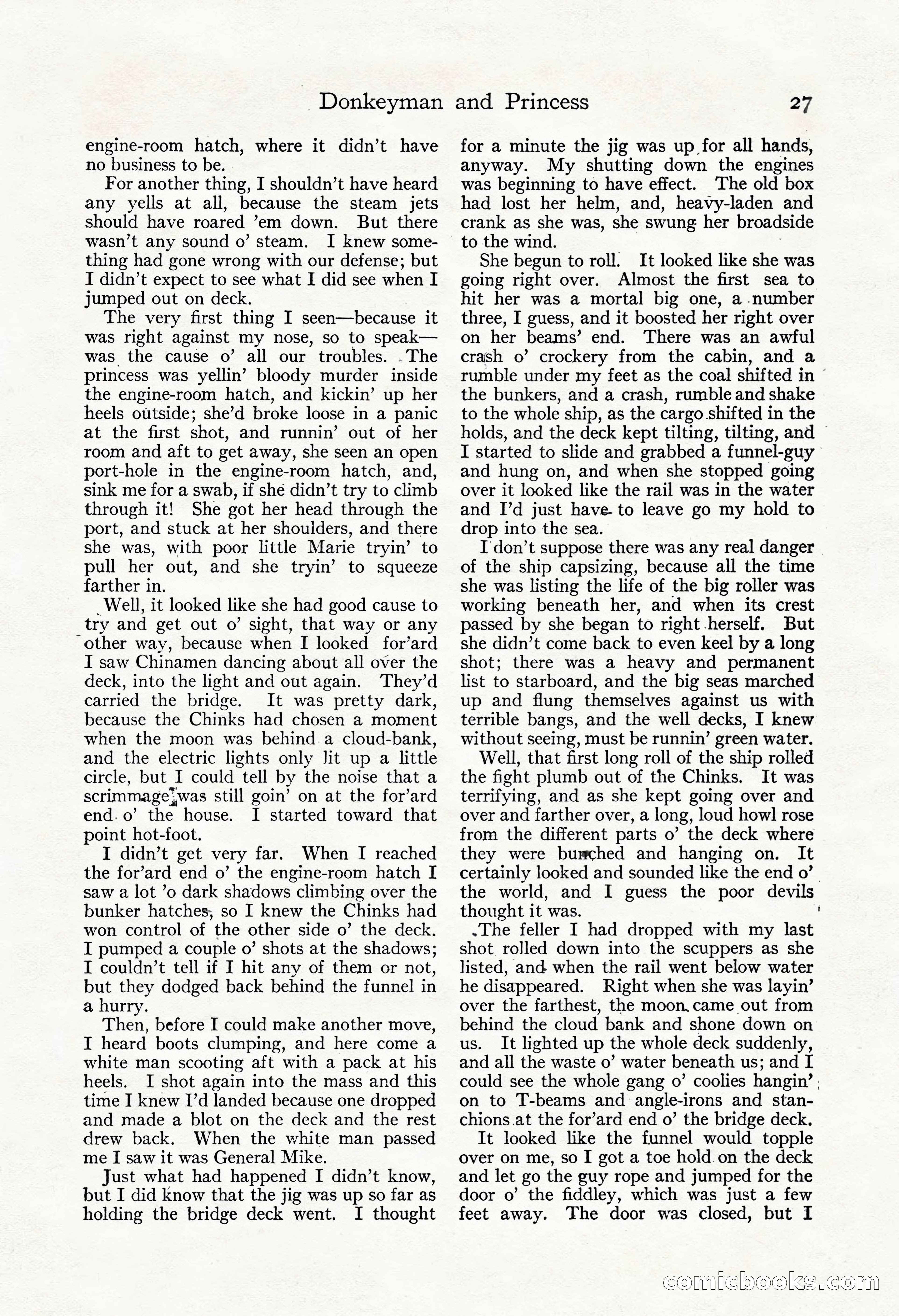 Adventure Magazine, May 3, 1921 — page 37 of 204
