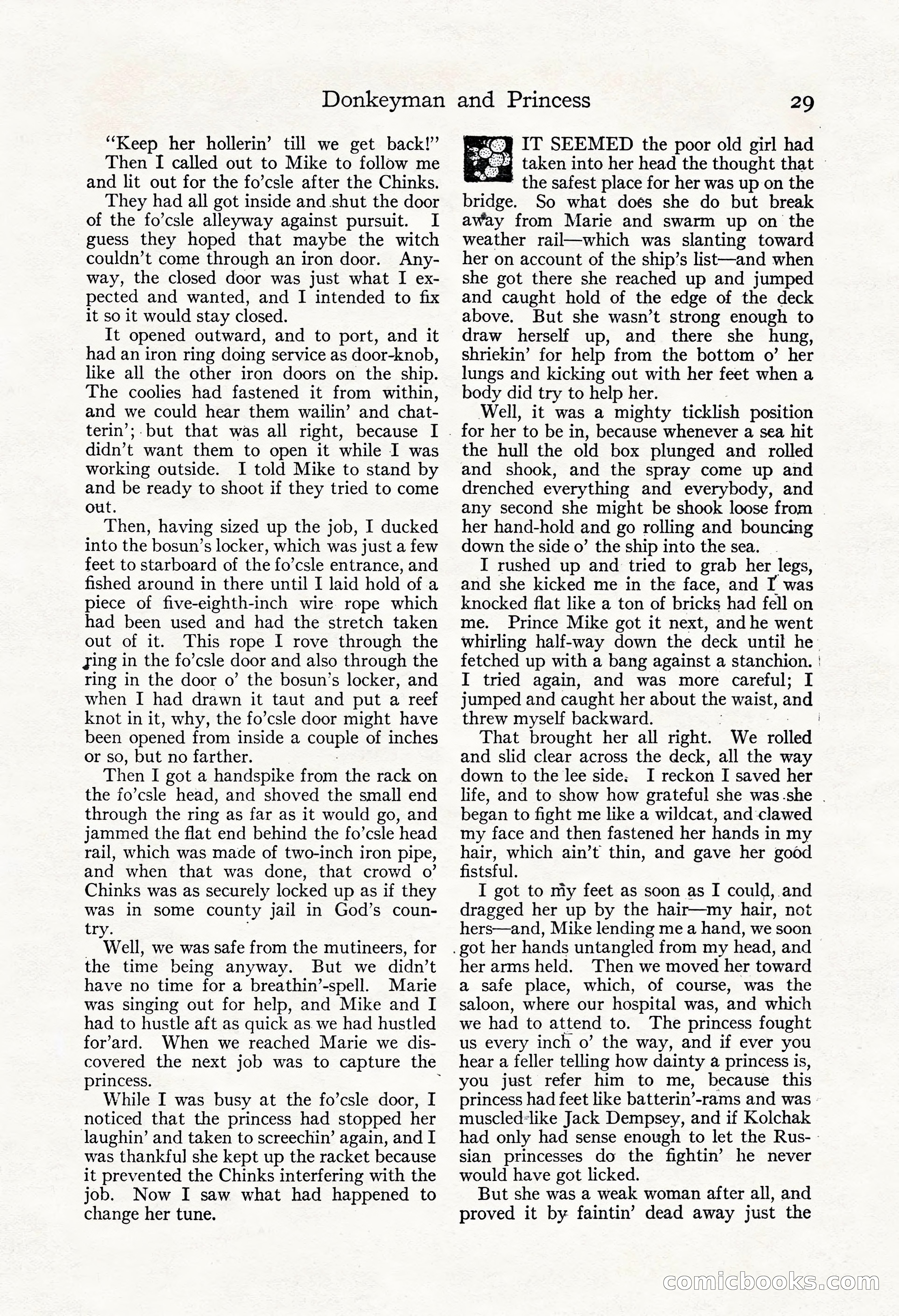 Adventure Magazine, May 3, 1921 — page 39 of 204