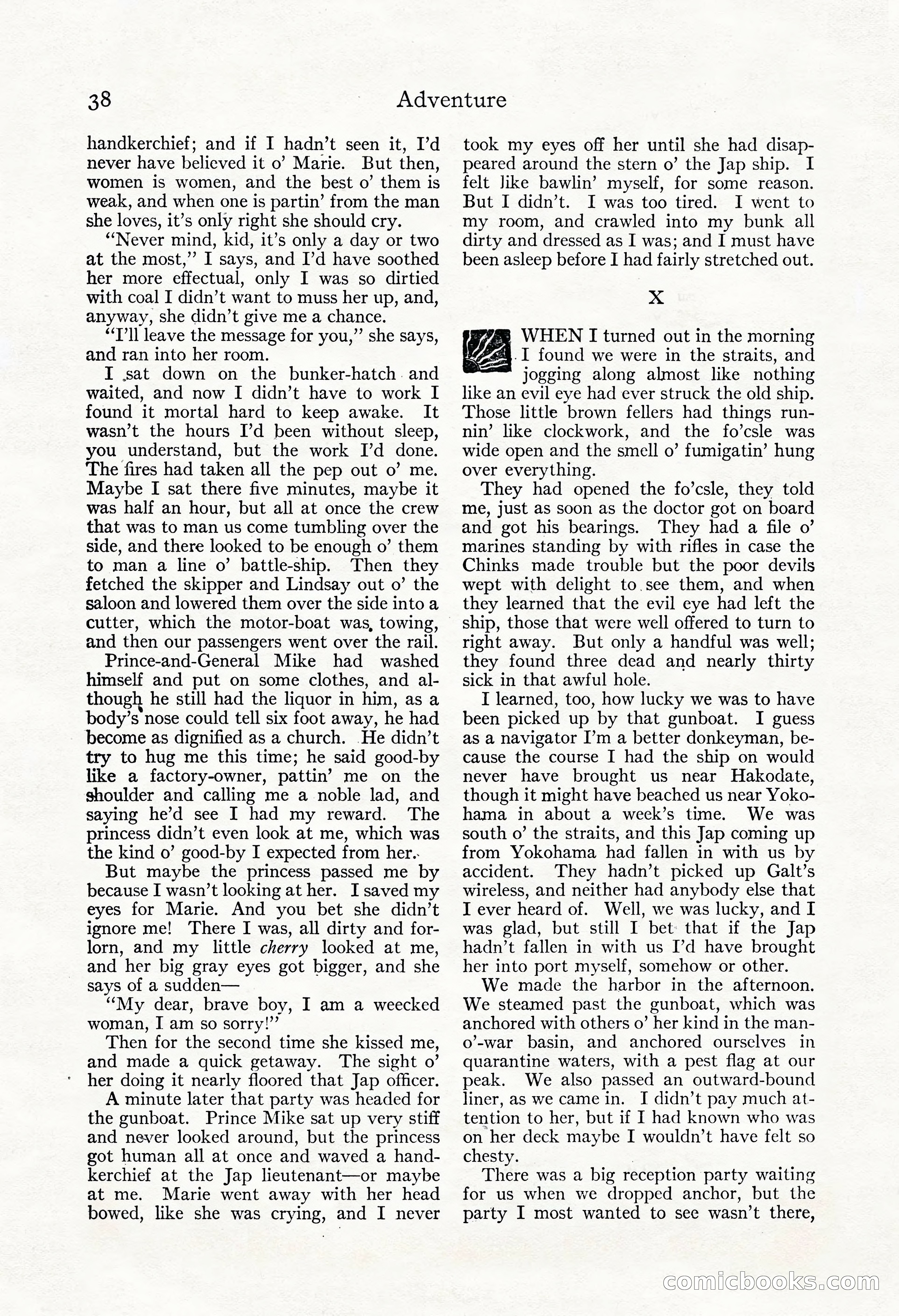 Adventure Magazine, May 3, 1921 — page 48 of 204