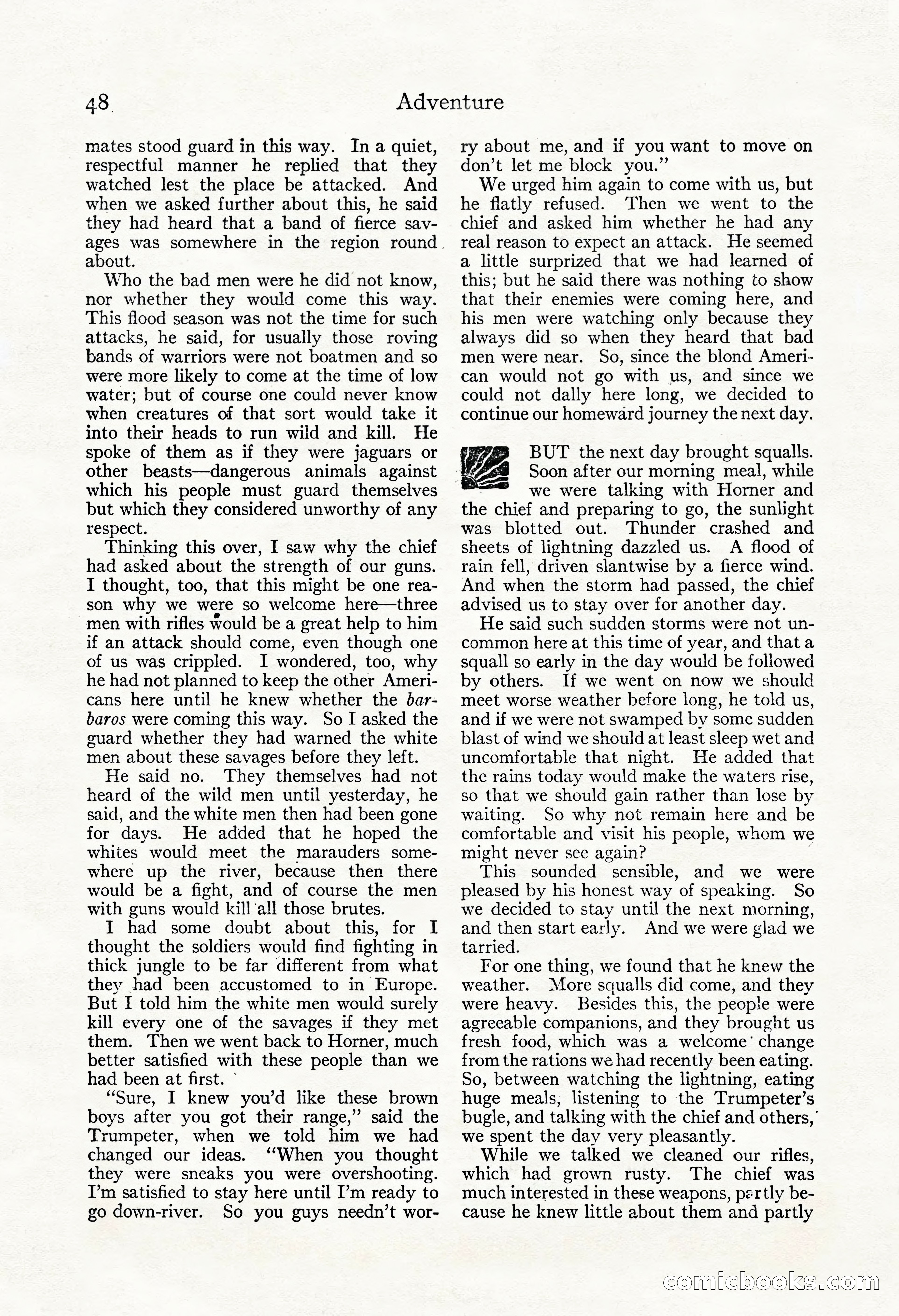 Adventure Magazine, May 3, 1921 — page 58 of 204
