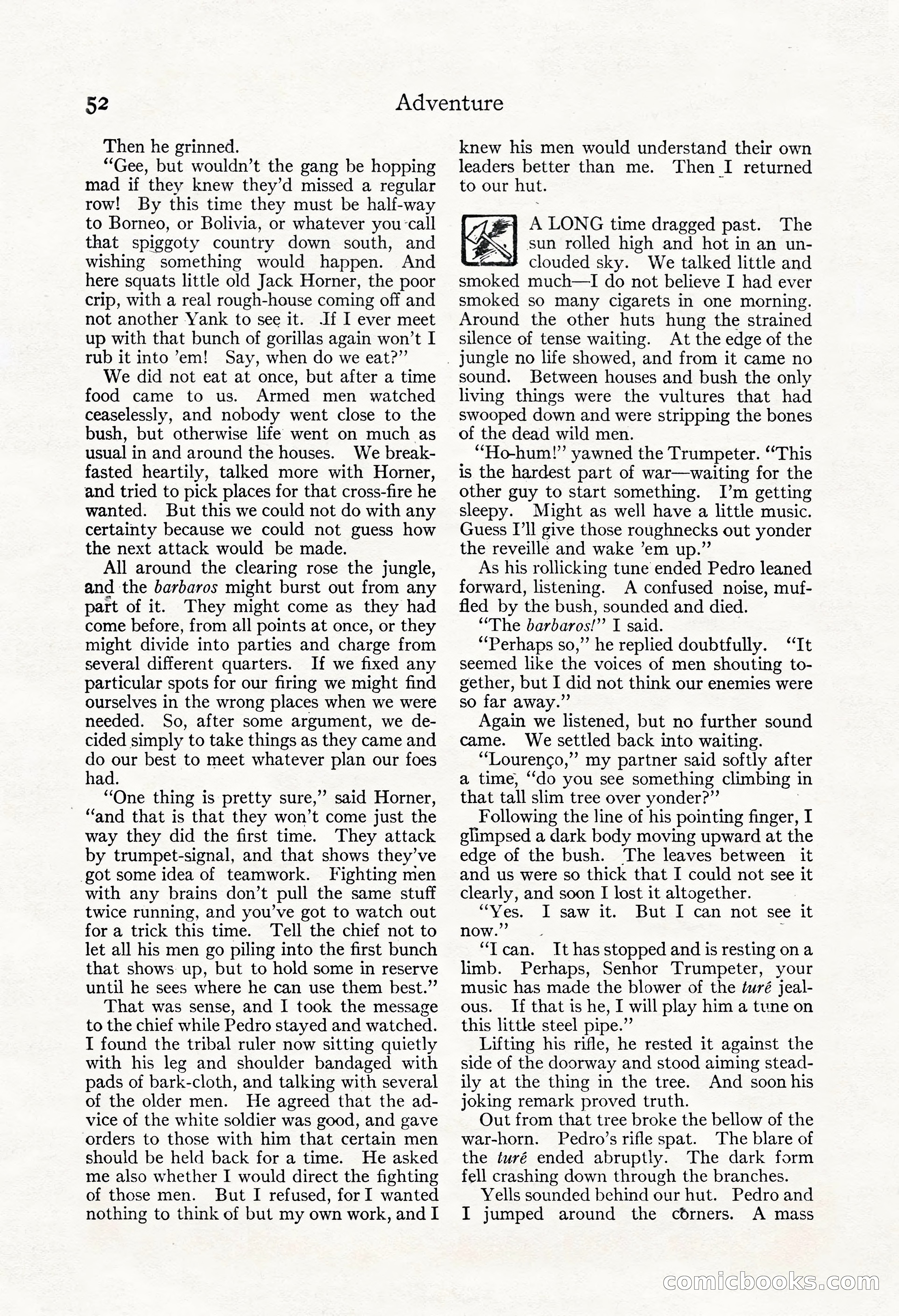 Adventure Magazine, May 3, 1921 — page 62 of 204