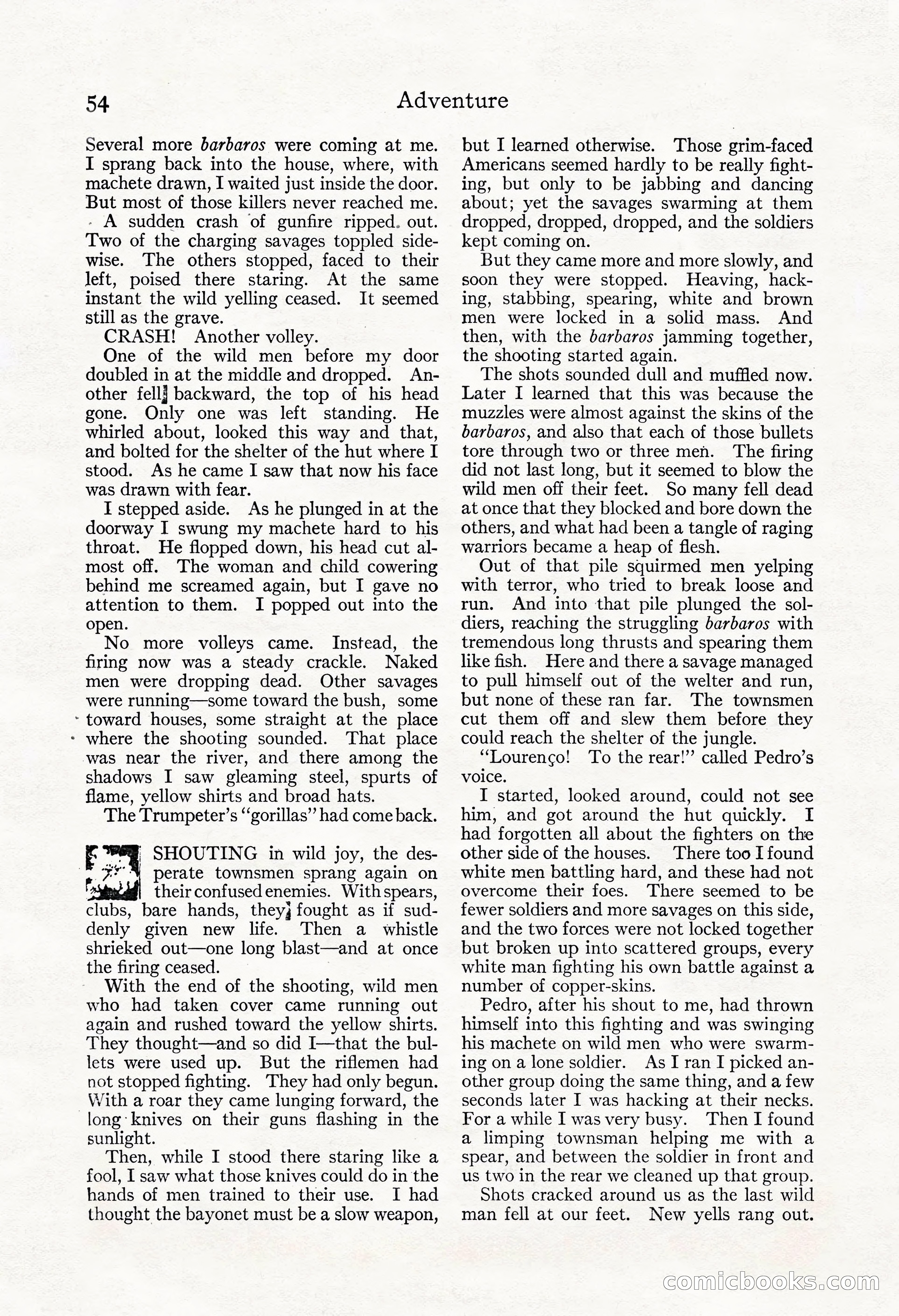 Adventure Magazine, May 3, 1921 — page 64 of 204
