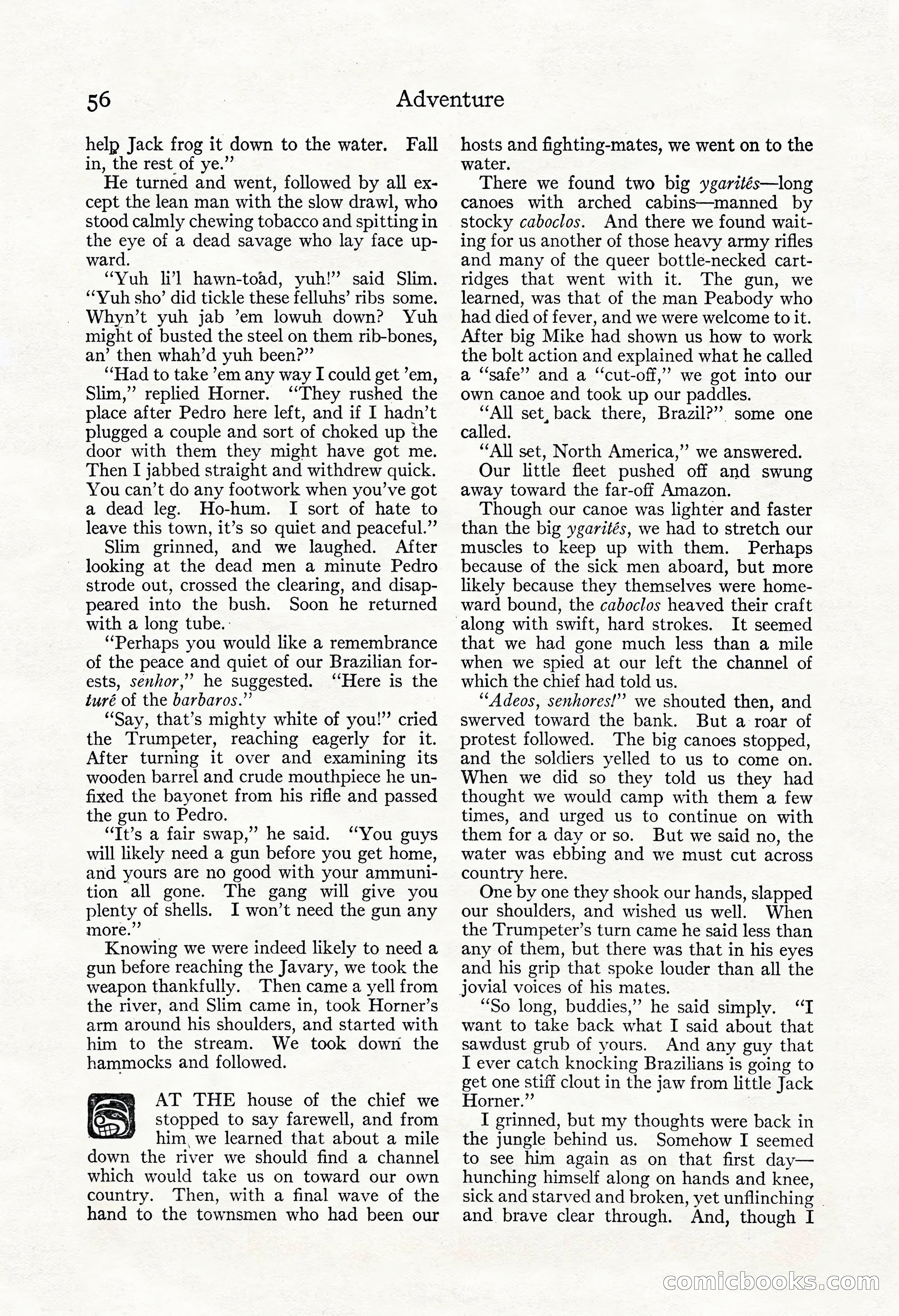 Adventure Magazine, May 3, 1921 — page 66 of 204