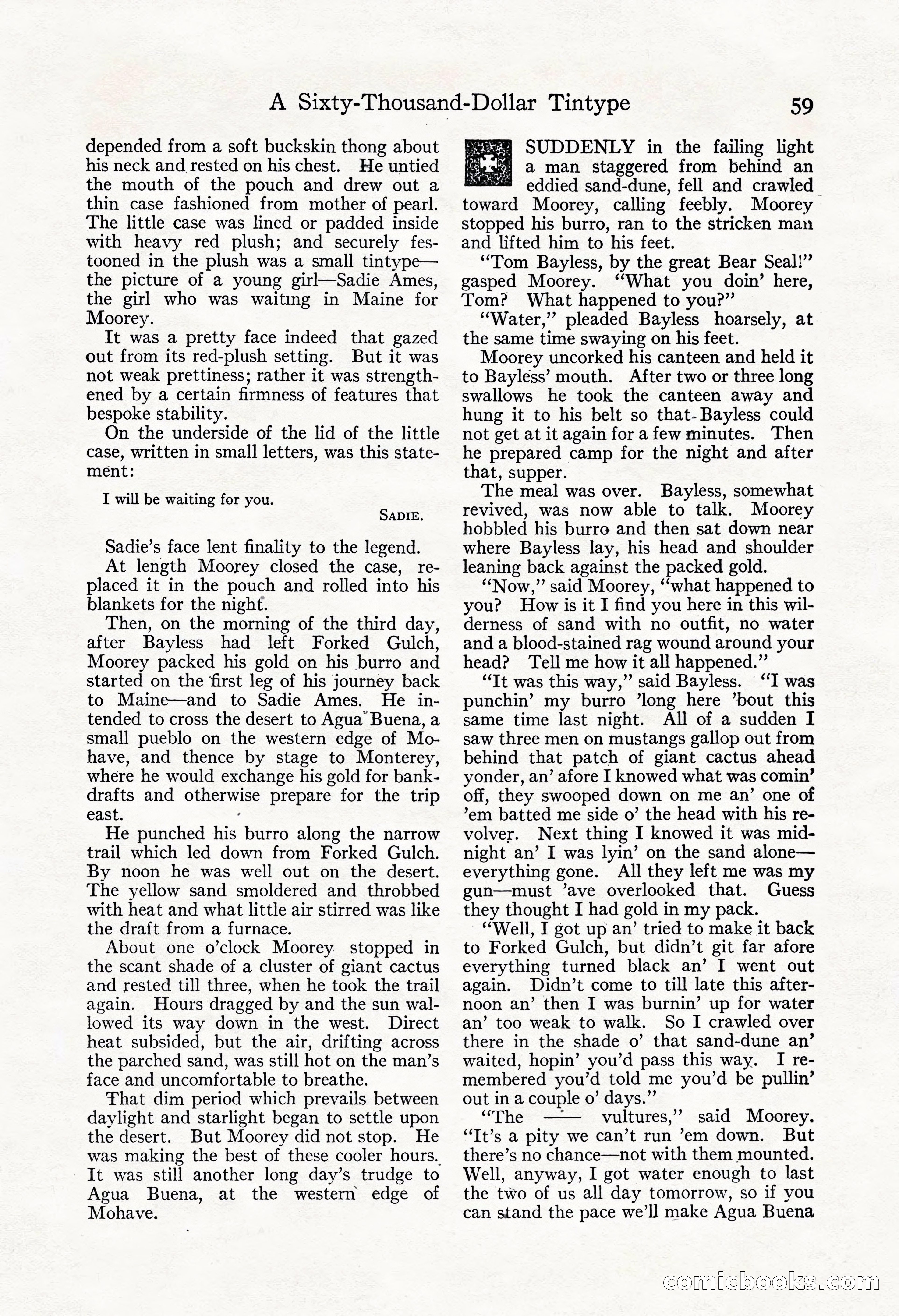 Adventure Magazine, May 3, 1921 — page 69 of 204