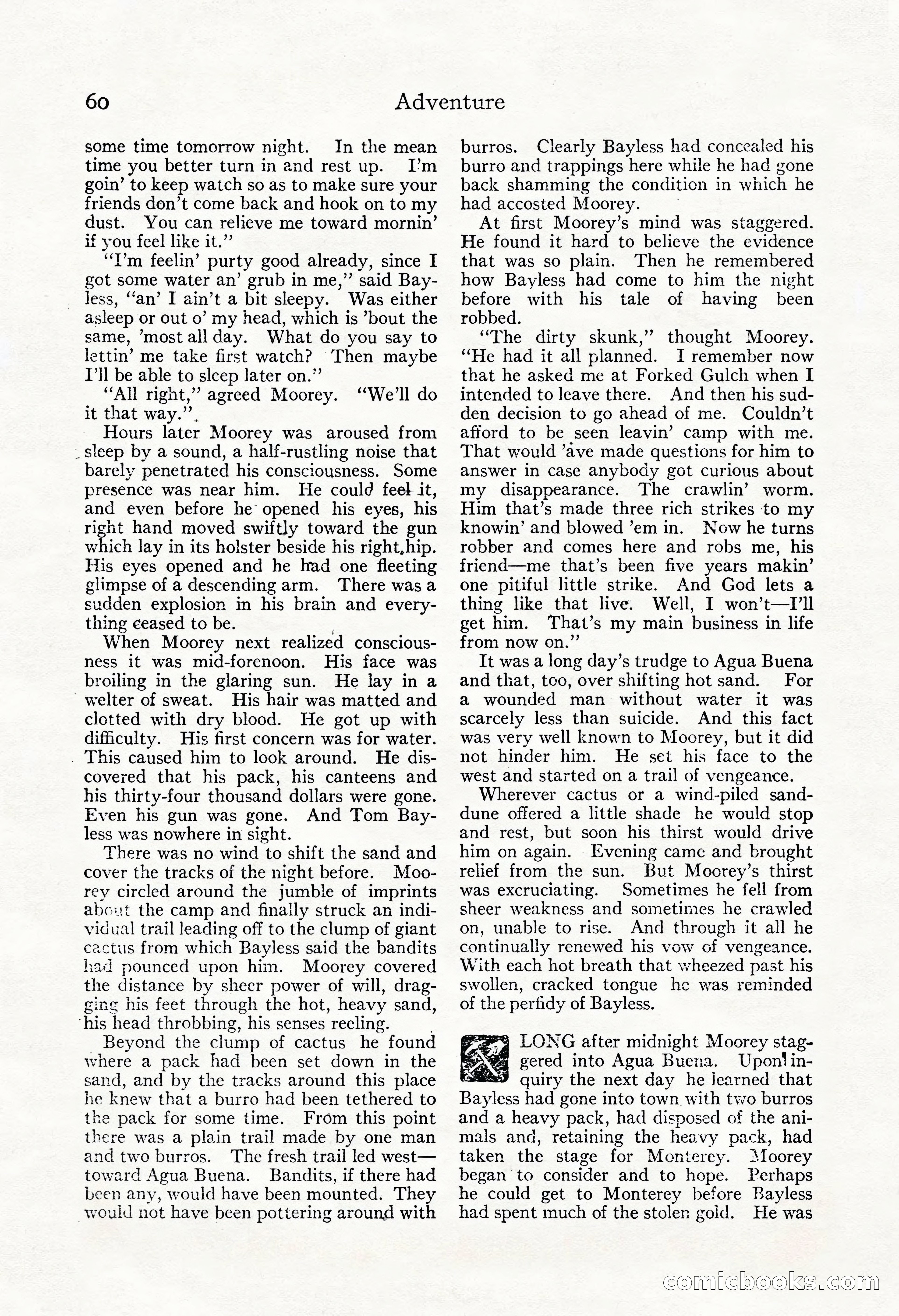 Adventure Magazine, May 3, 1921 — page 70 of 204